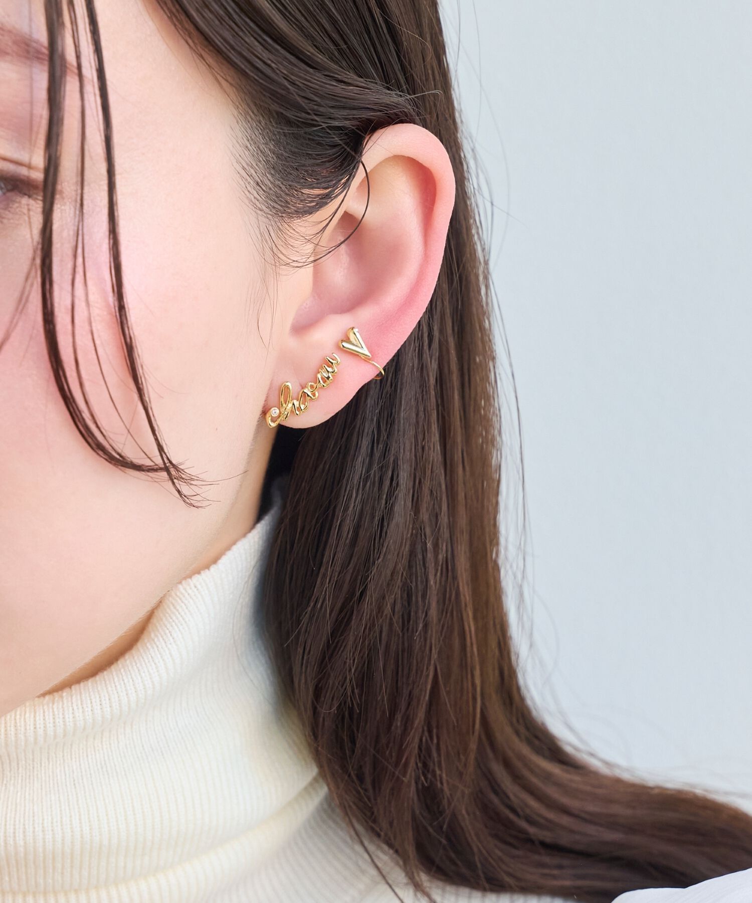 Phoebe「ラッキーレターピアス&イヤリング(チャーム)/片耳」|ピアス|