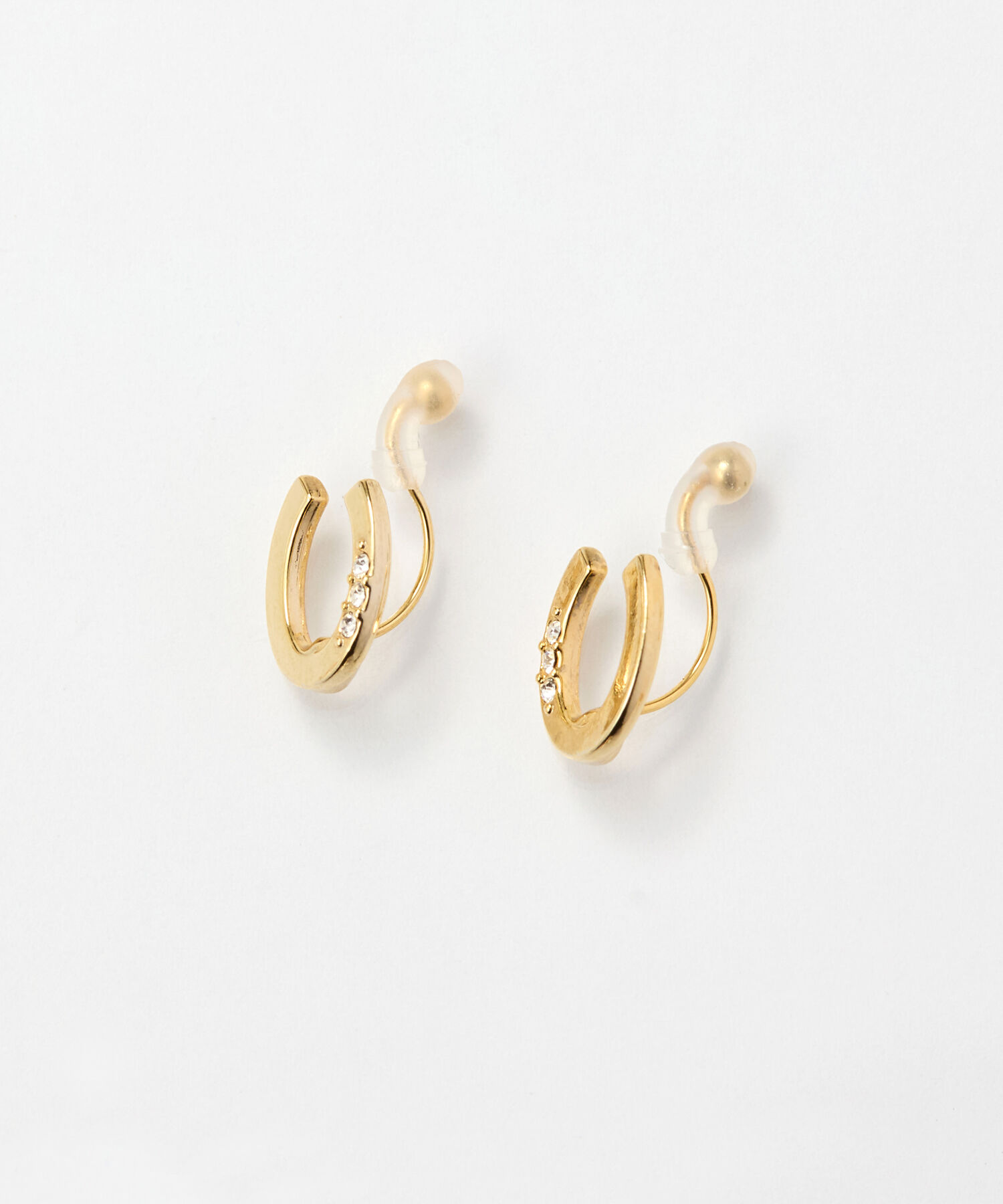 Phoebe「【痛くないシリーズ】ハンサムホースシューライトフィットイヤリング」|イヤリング|