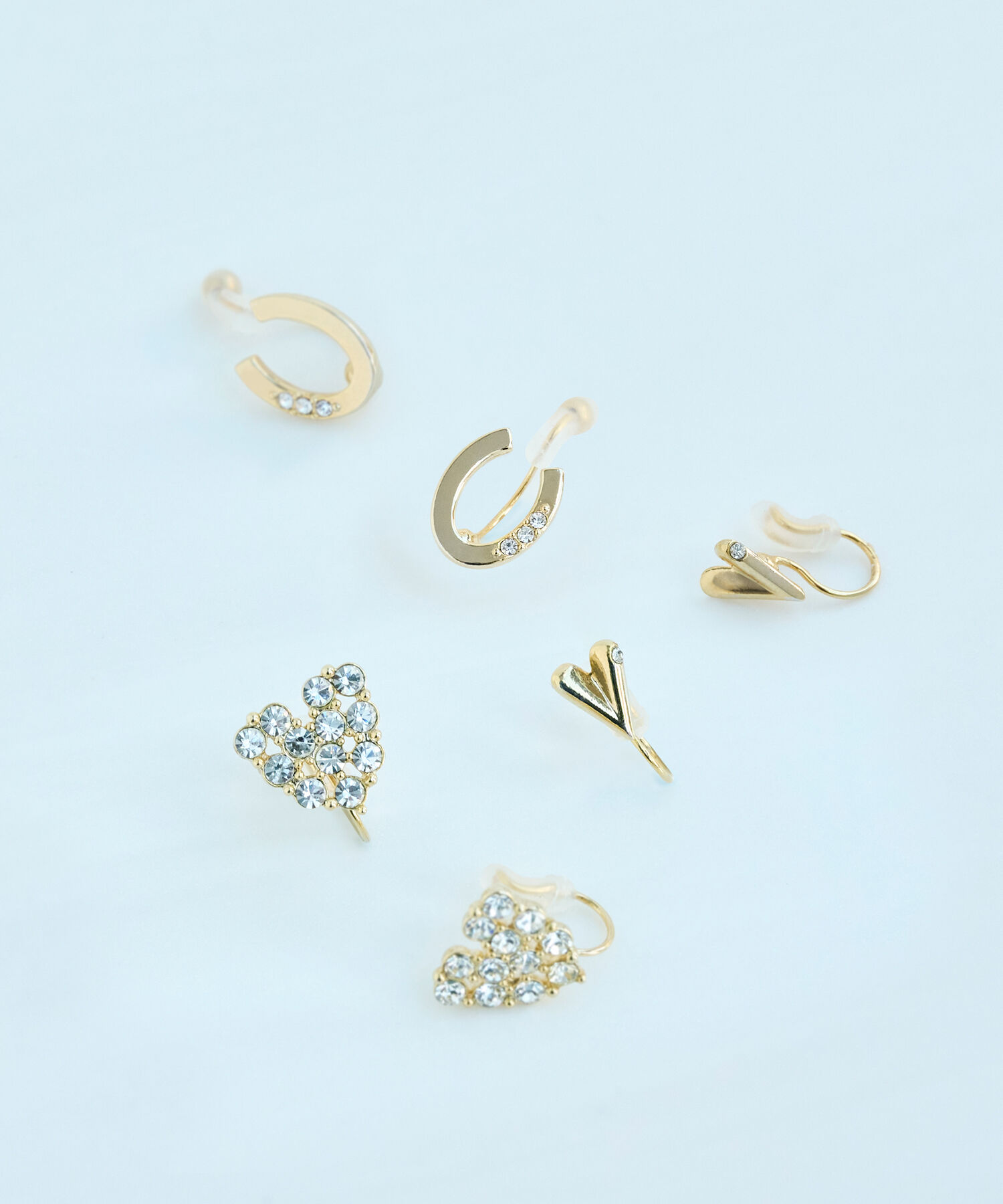 Phoebe「【痛くないシリーズ】ハンサムホースシューライトフィットイヤリング」|イヤリング|