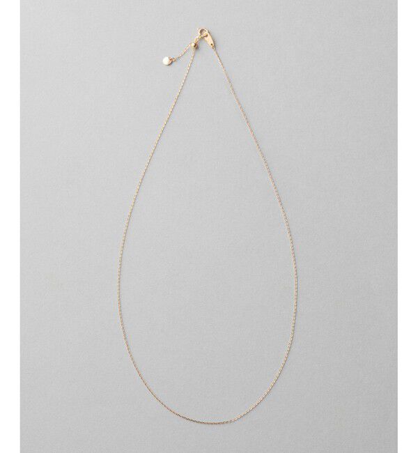 ete「K10YG ミラーカットチェーン ネックレス」|ネックレス|