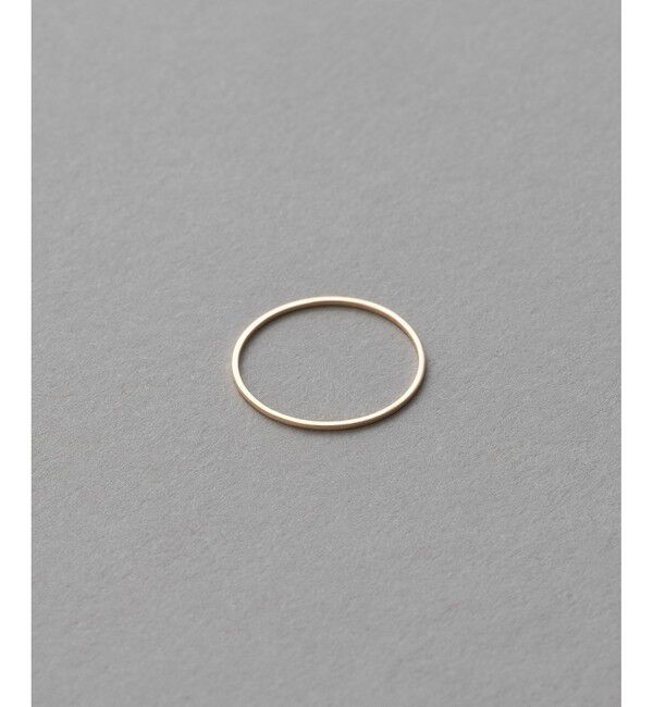 ete「[ONLINE Limited] K10YG ワイヤーリング」|リング|