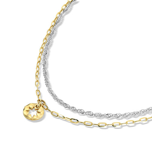 STAR JEWELRY「DOUBLE SCREW CHAIN BRACELET」|ブレスレット・バングル|