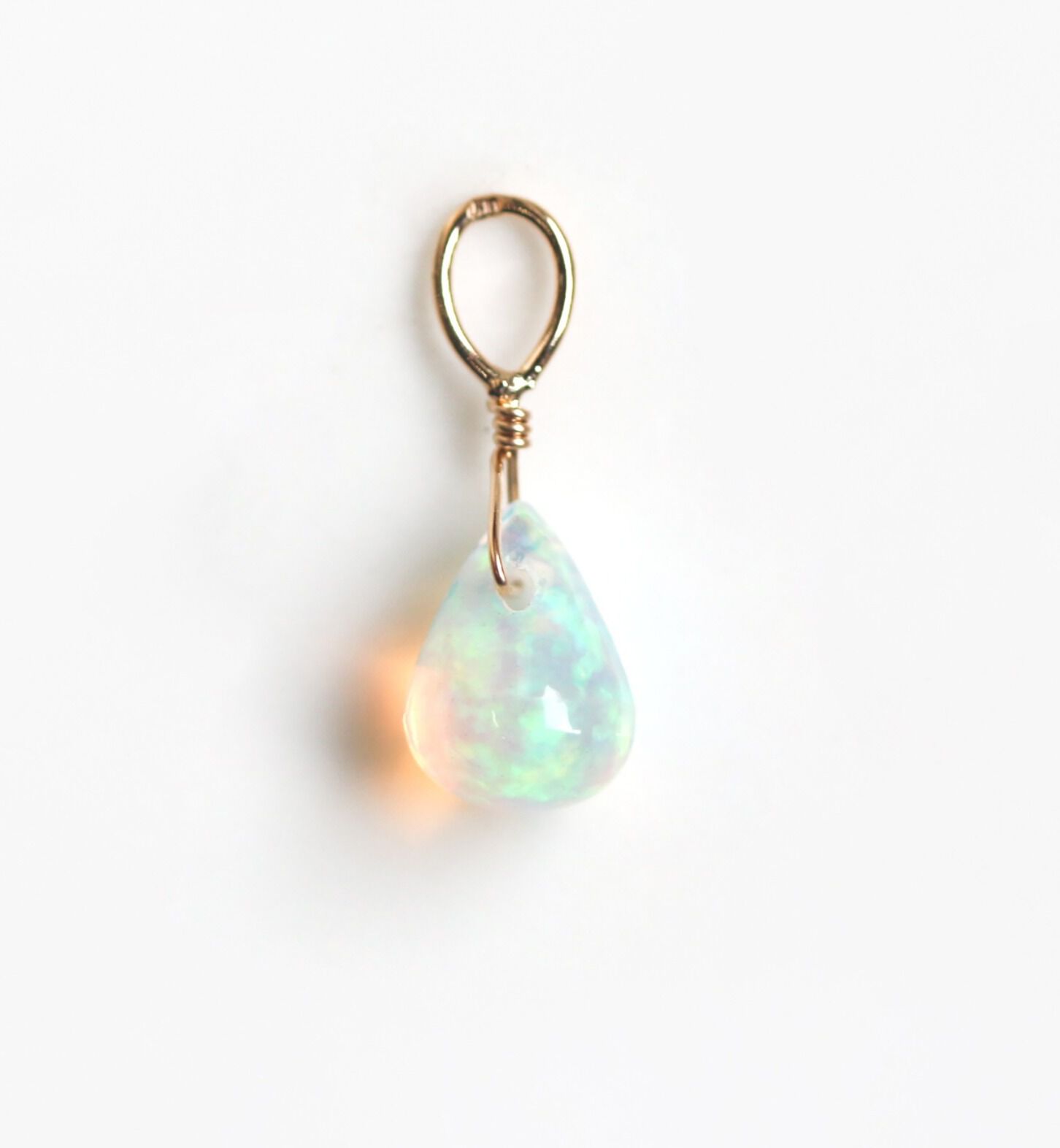  「K10YG オパール チャーム」|ネックレス|