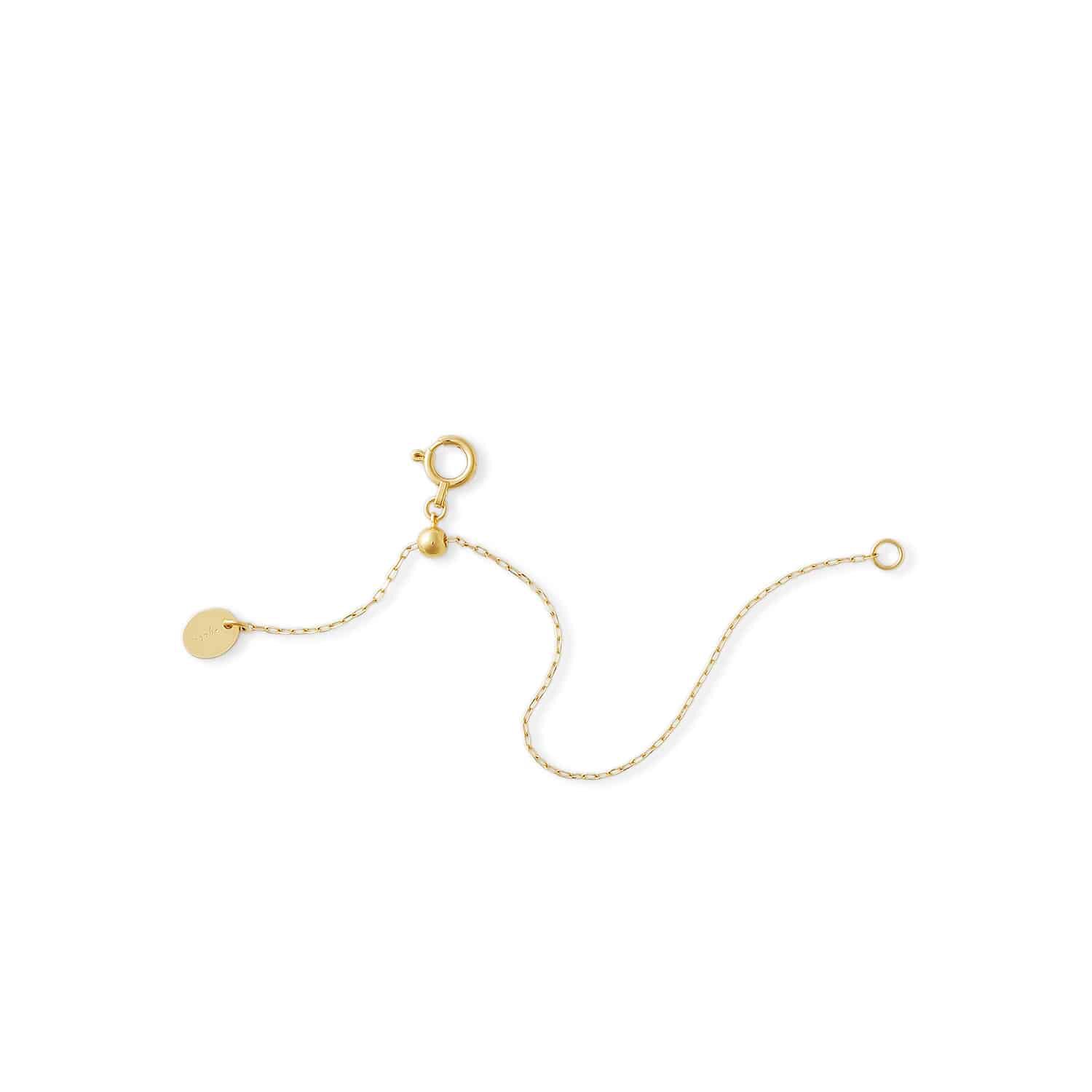 agete「K10アジャスターチェーン」|ネックレス|