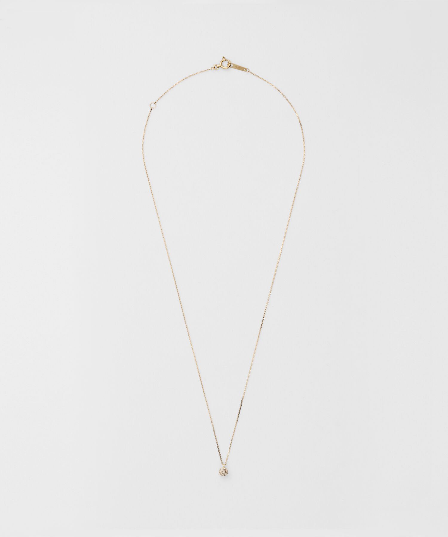 agete「K18ダイヤモンドネックレス（0.15ct）」|ネックレス|