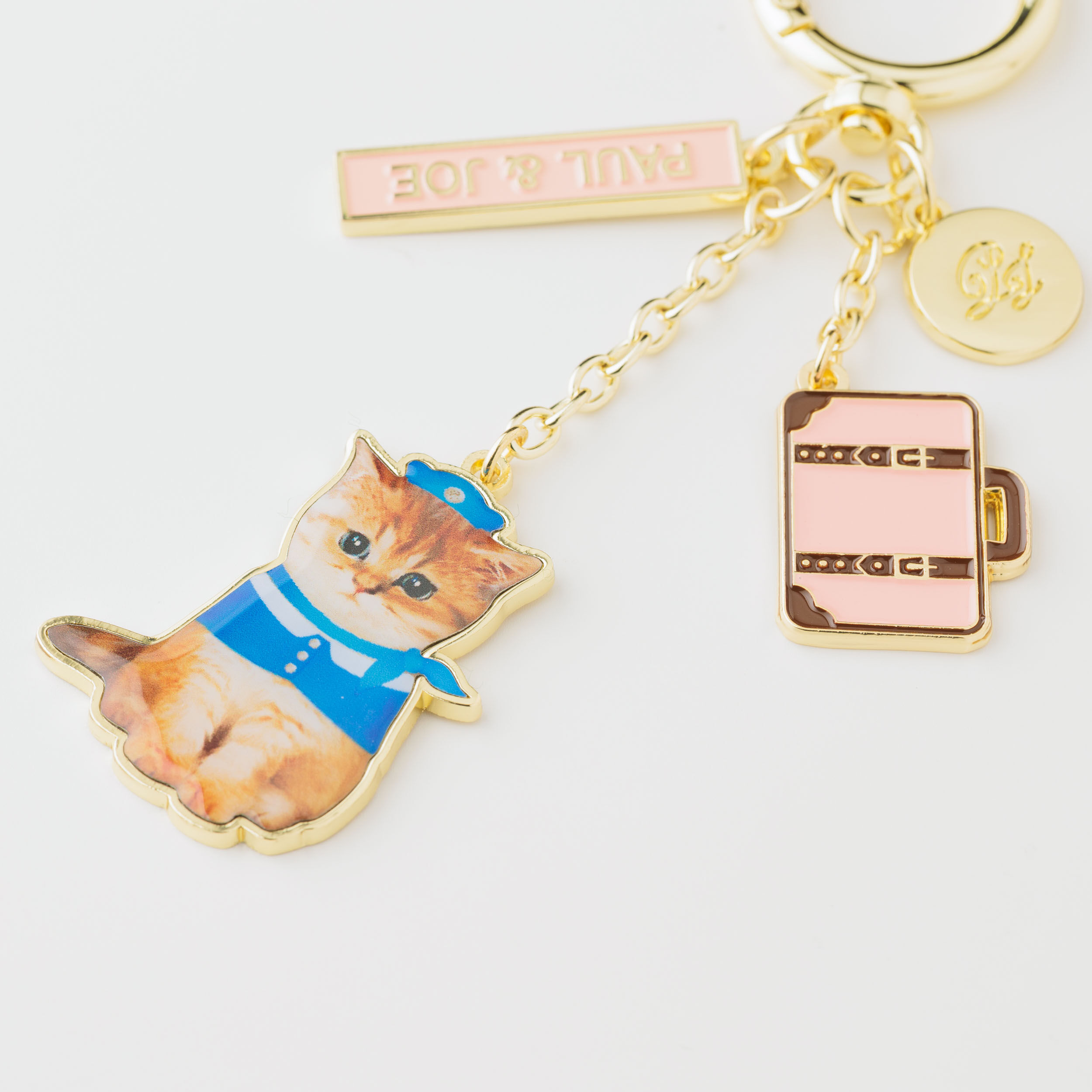 PAUL&JOE「ヌネット・トラベルのキーリング／ポール＆ジョー」|チャーム・キーホルダー|