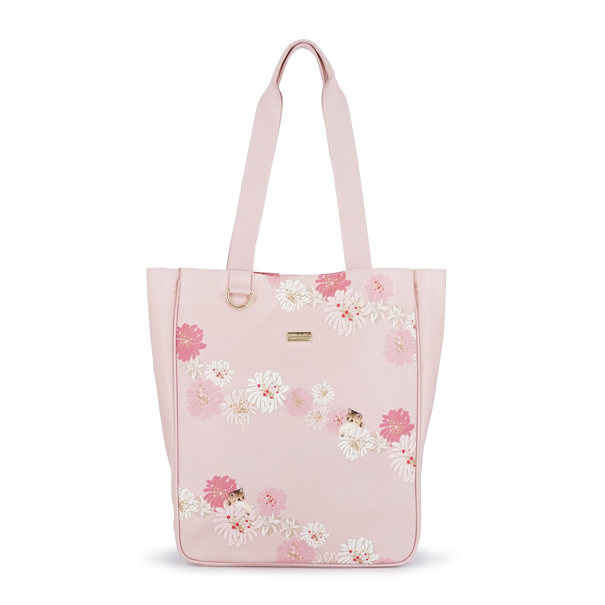 PAUL&JOE「縦型トートバッグ／クリザンテーム＆ヌネット／２６ＳＳ」|トートバッグ|ピンク