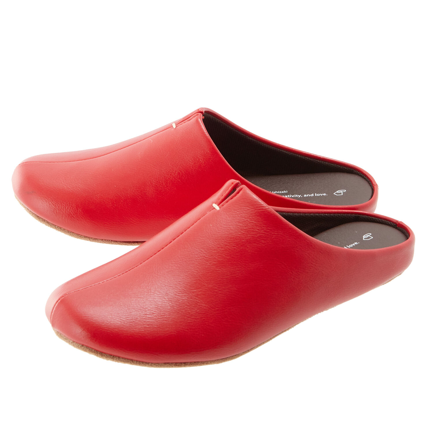 BACKYARD FAMILY「ルームズ スリッパ rooms 通販 ルームシューズ 室内履き 室内ばき おしゃれ 来客用 部屋」|ルームシューズ|レッド1