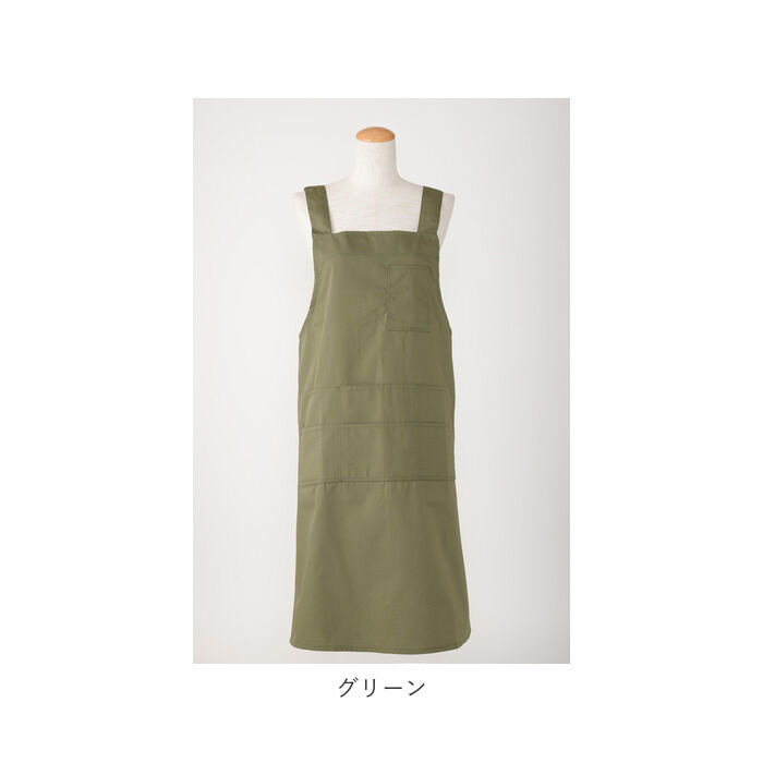 BACKYARD FAMILY「エプロン おしゃれ 通販 エプロン ナチュラル レディース メンズ 男女兼用 ワンピース ブラック」|食器・キッチングッズ|