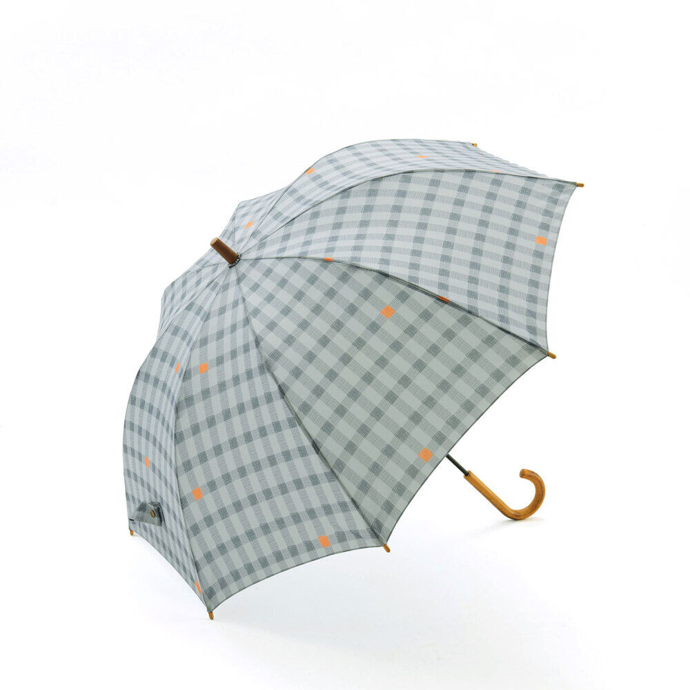 BACKYARD FAMILY「392 plus m 傘 レディース 通販 サンキューニプリュスエム 60 大きめ 長傘 60cm」|傘|グレー1