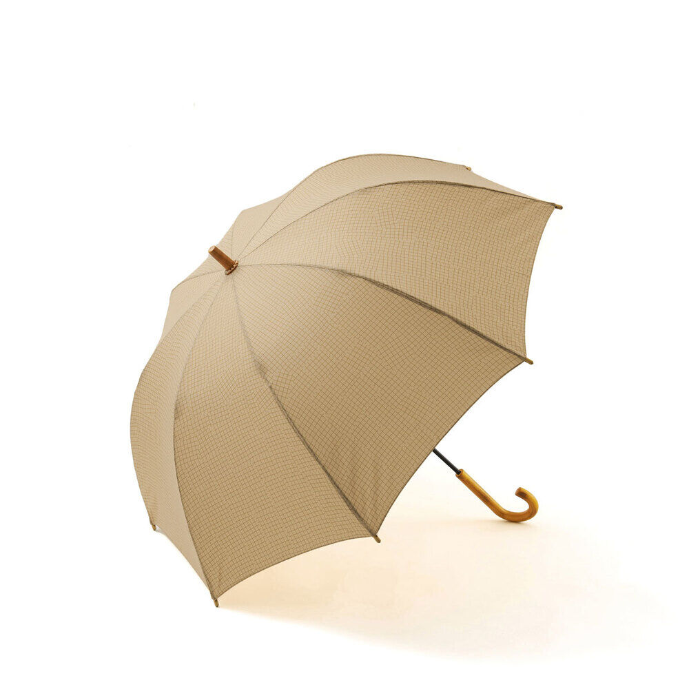 BACKYARD FAMILY「392 plus m 傘 レディース 通販 サンキューニプリュスエム 60 大きめ 長傘 60cm」|傘|ベージュ2