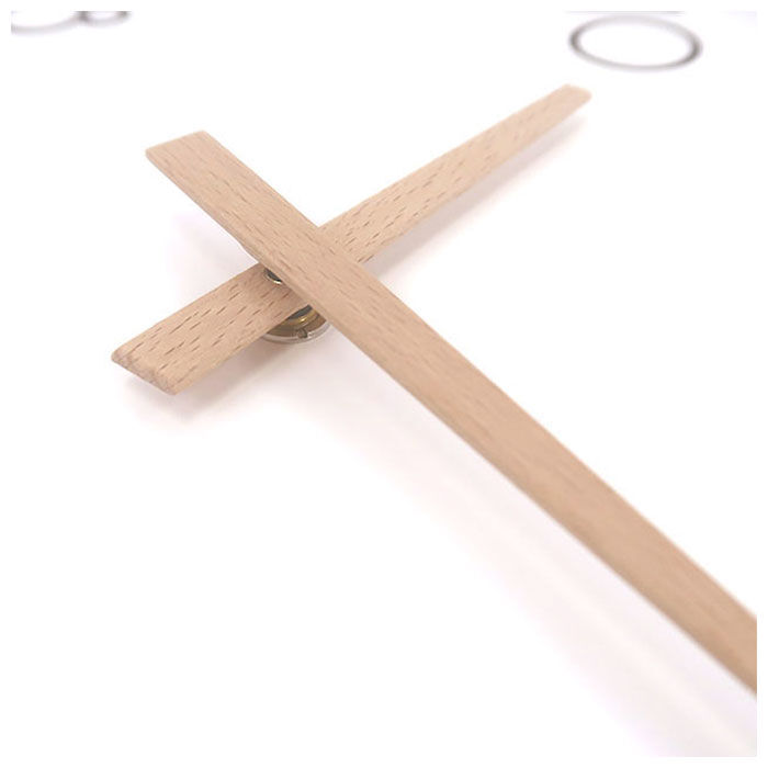 BACKYARD FAMILY「壁掛け時計 おしゃれ 通販 掛け時計 ウォールクロック L CAMPAS キャンパス 木製 木目調」|クロック・置時計|