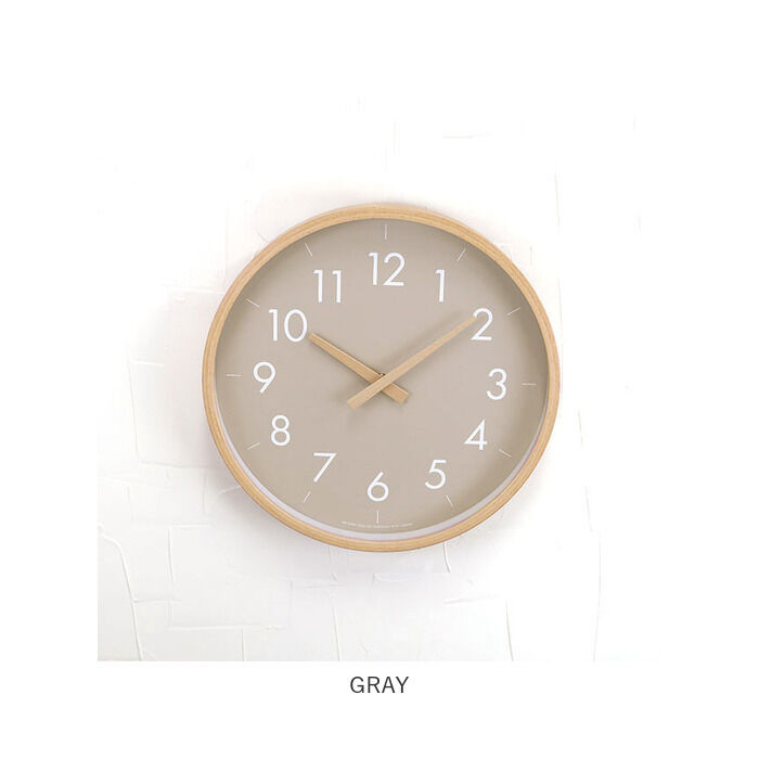 BACKYARD FAMILY「壁掛け時計 おしゃれ 通販 掛け時計 ウォールクロック L CAMPAS キャンパス 木製 木目調」|クロック・置時計|