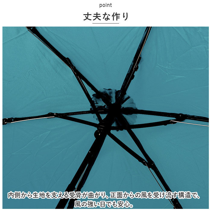 BACKYARD FAMILY「U-DAY ユーディ 折りたたみ傘 晴雨兼用 ミニ 53cm 傘 通販 晴雨兼用傘 折り畳み傘」|傘|