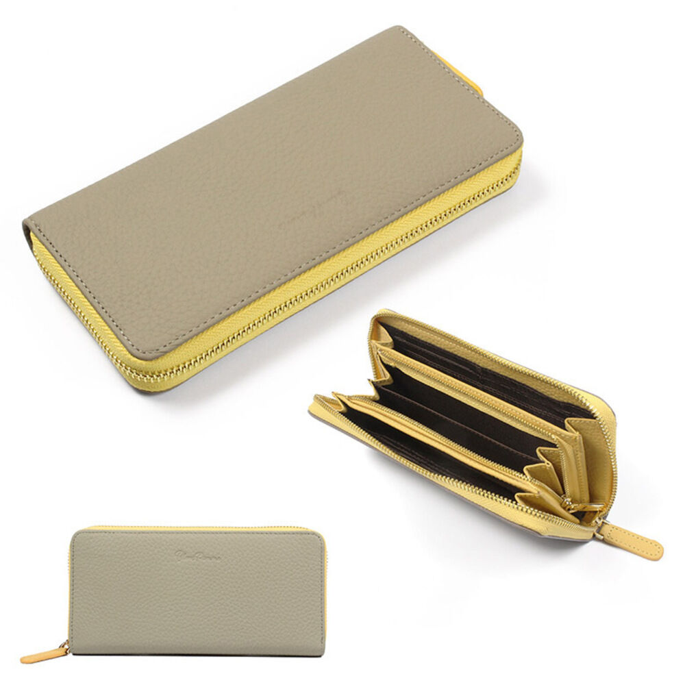 BACKYARD FAMILY「長財布 レディース お洒落 通販 財布 お財布 ロングウォレット 本革 レザー カード入れ」|財布|ベージュ1