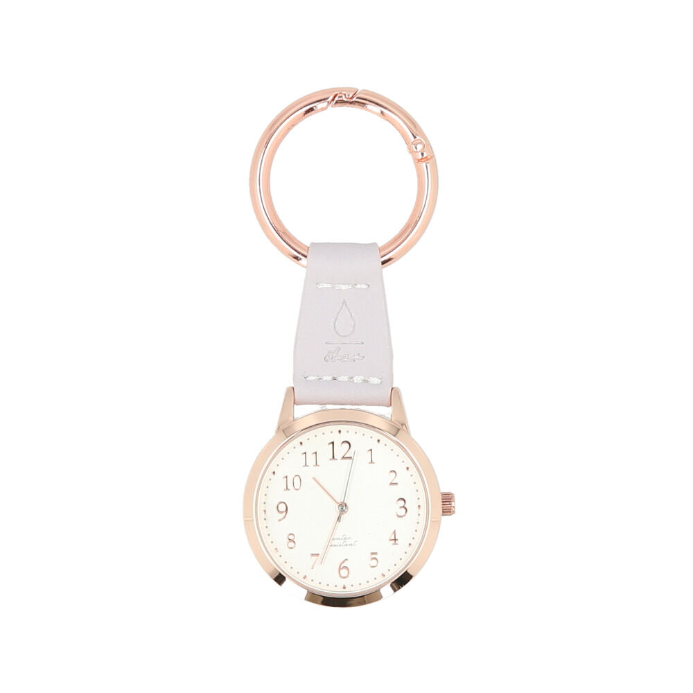 BACKYARD FAMILY「懐中時計 レディース 通販 時計 バッグチャーム キーチェーン キーリング アナログ時計 レジナ」|腕時計|パープル1