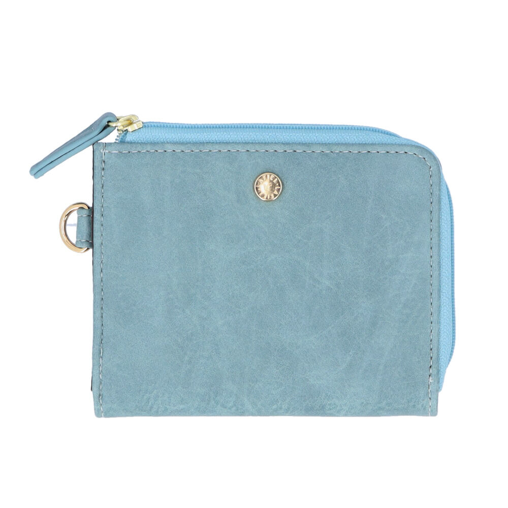 BACKYARD FAMILY「lafiel ラフィール 財布 通販 ミニ財布 折りたたみ財布 レディース L字ファスナー」|財布|グリーン1