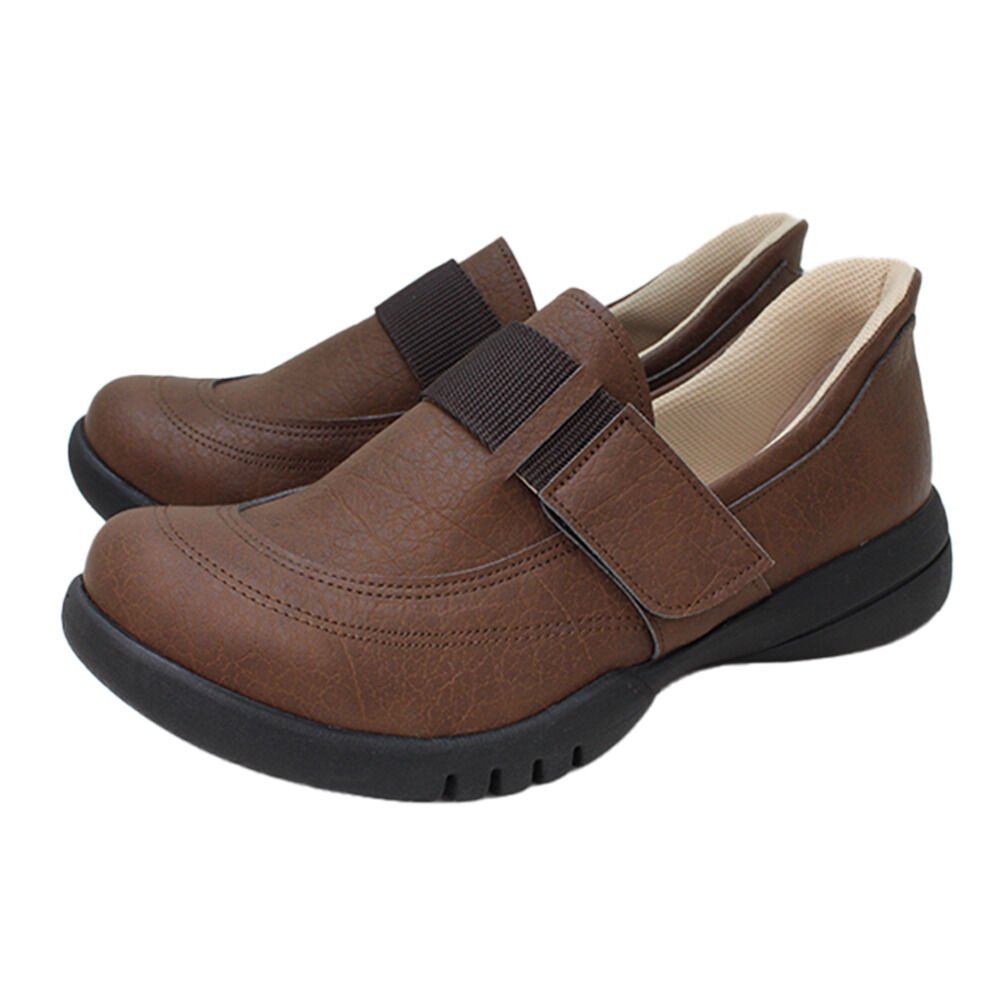 BACKYARD FAMILY「リゲッタ Re:getA 靴 R331 通販 日本製 スットオン ハンズフリーシューズ リゲッタ靴」|スリッポン|ブラウン1