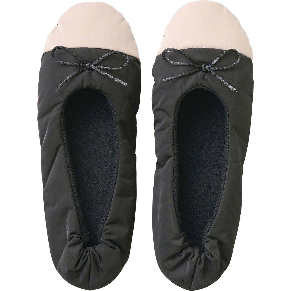 BACKYARD FAMILY「携帯スリッパ おしゃれ ママ 通販 折りたたみスリッパ 折り畳みスリッパ スリッパ」|ルームシューズ|ブラック5