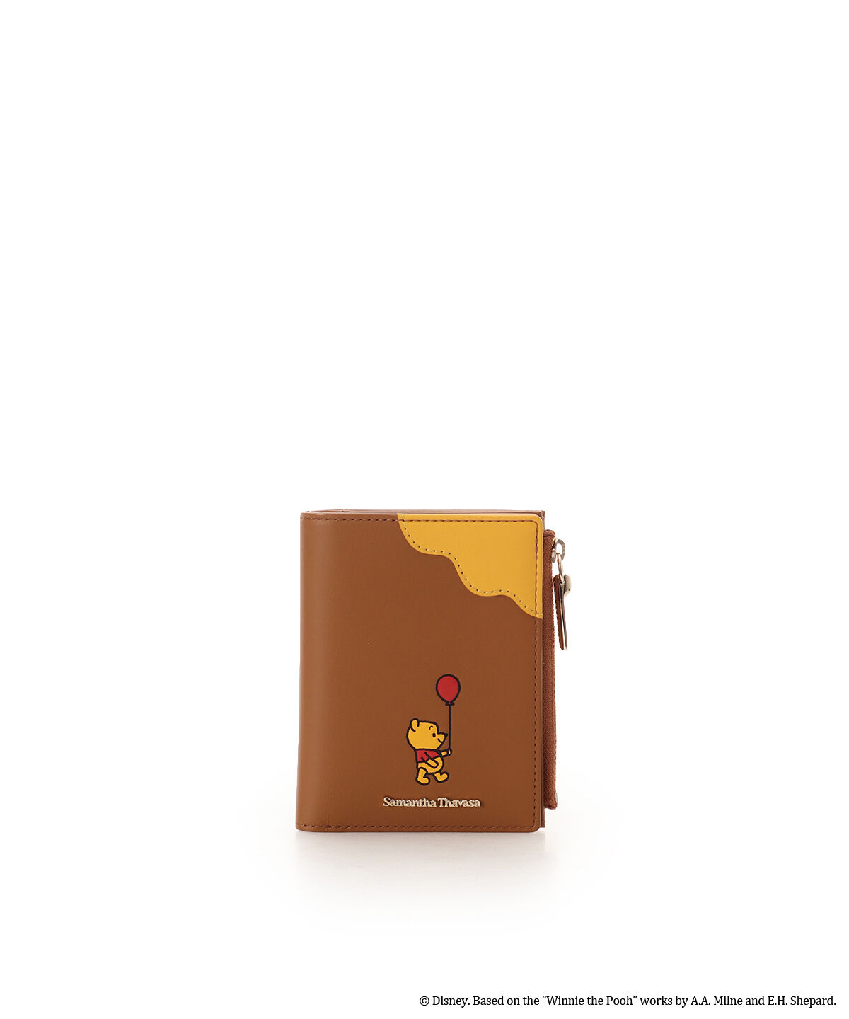 Samantha Thavasa「「くまのプーさん」コレクション 折財布」|財布|ブラウン
