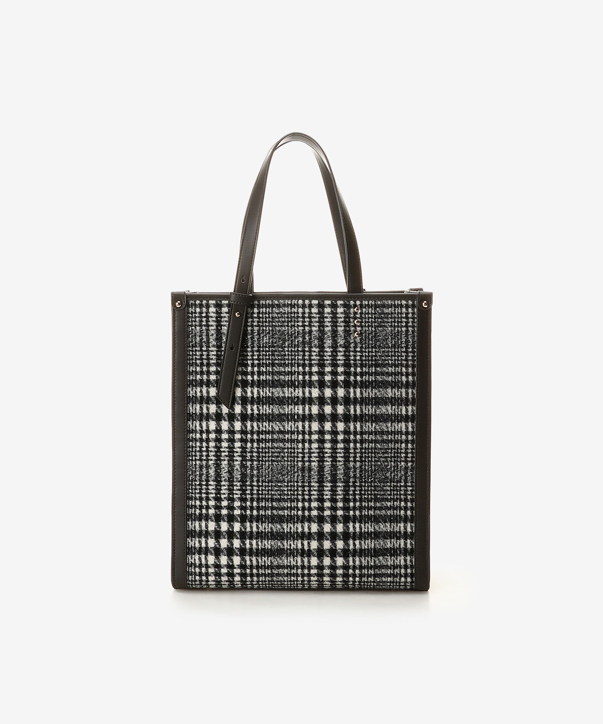 Samantha Vega「チェック縦型A4トートバッグ」|トートバッグ|