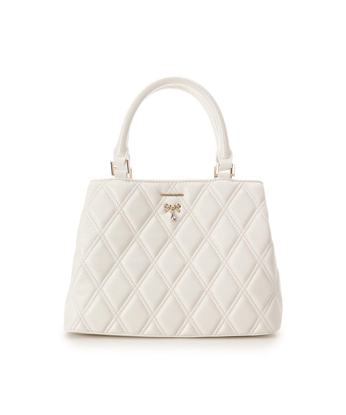 Samantha Vega「スウィングリボン ２WAYハンドバッグ」|ハンドバッグ|ホワイト