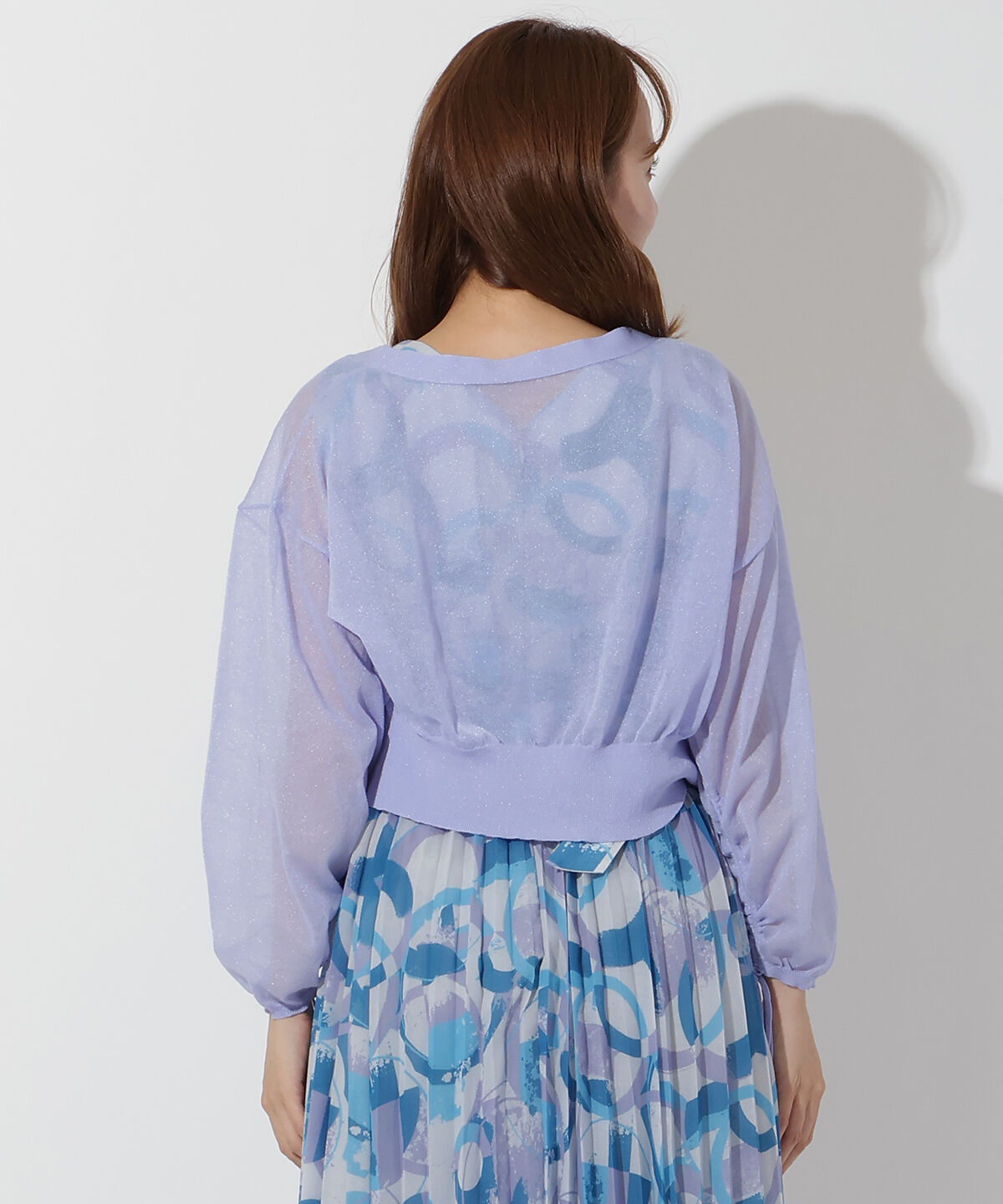 アンドクチュール「シアードルマンスリーブドロストカーデ」|カーディガン|