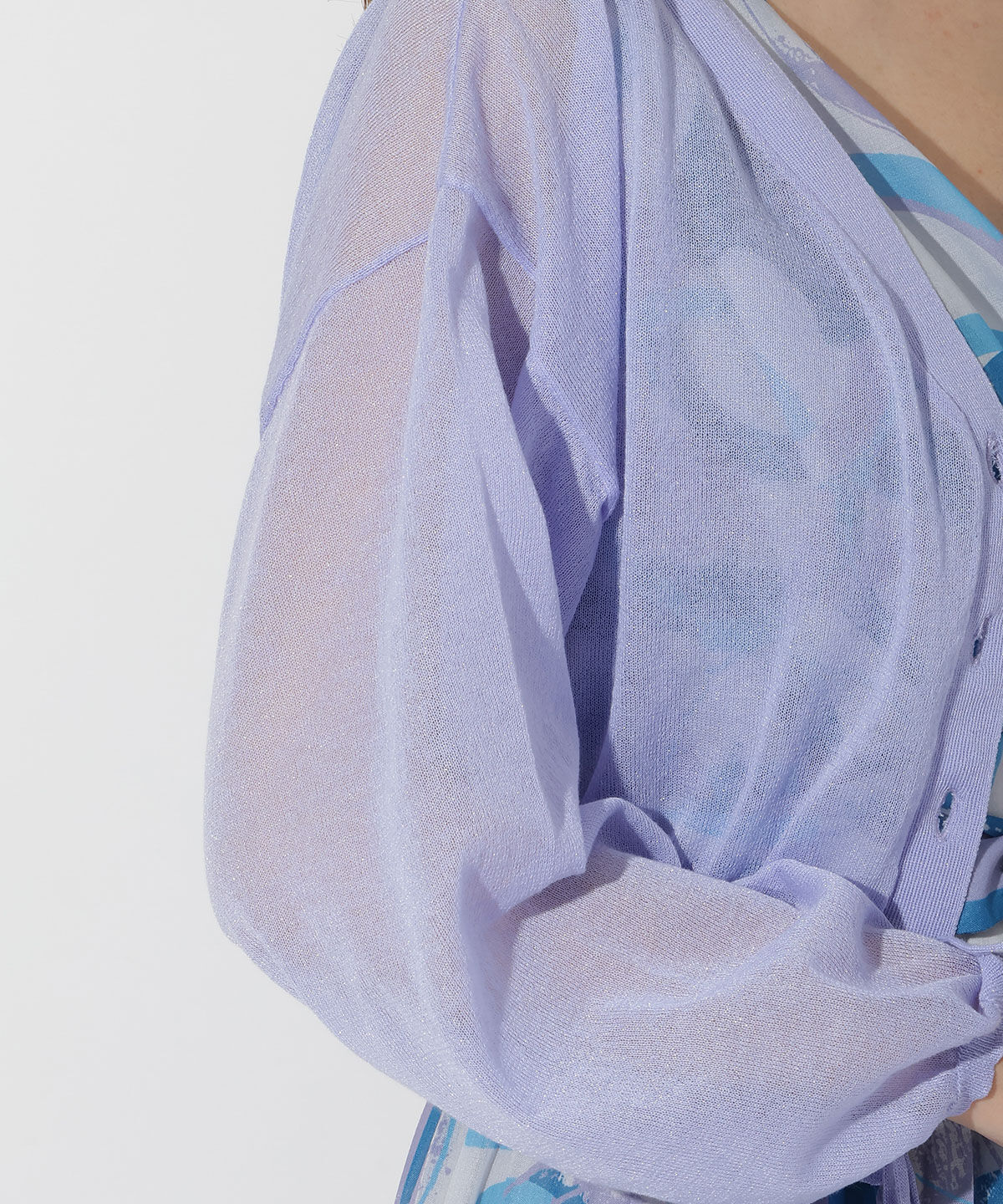 アンドクチュール「シアードルマンスリーブドロストカーデ」|カーディガン|