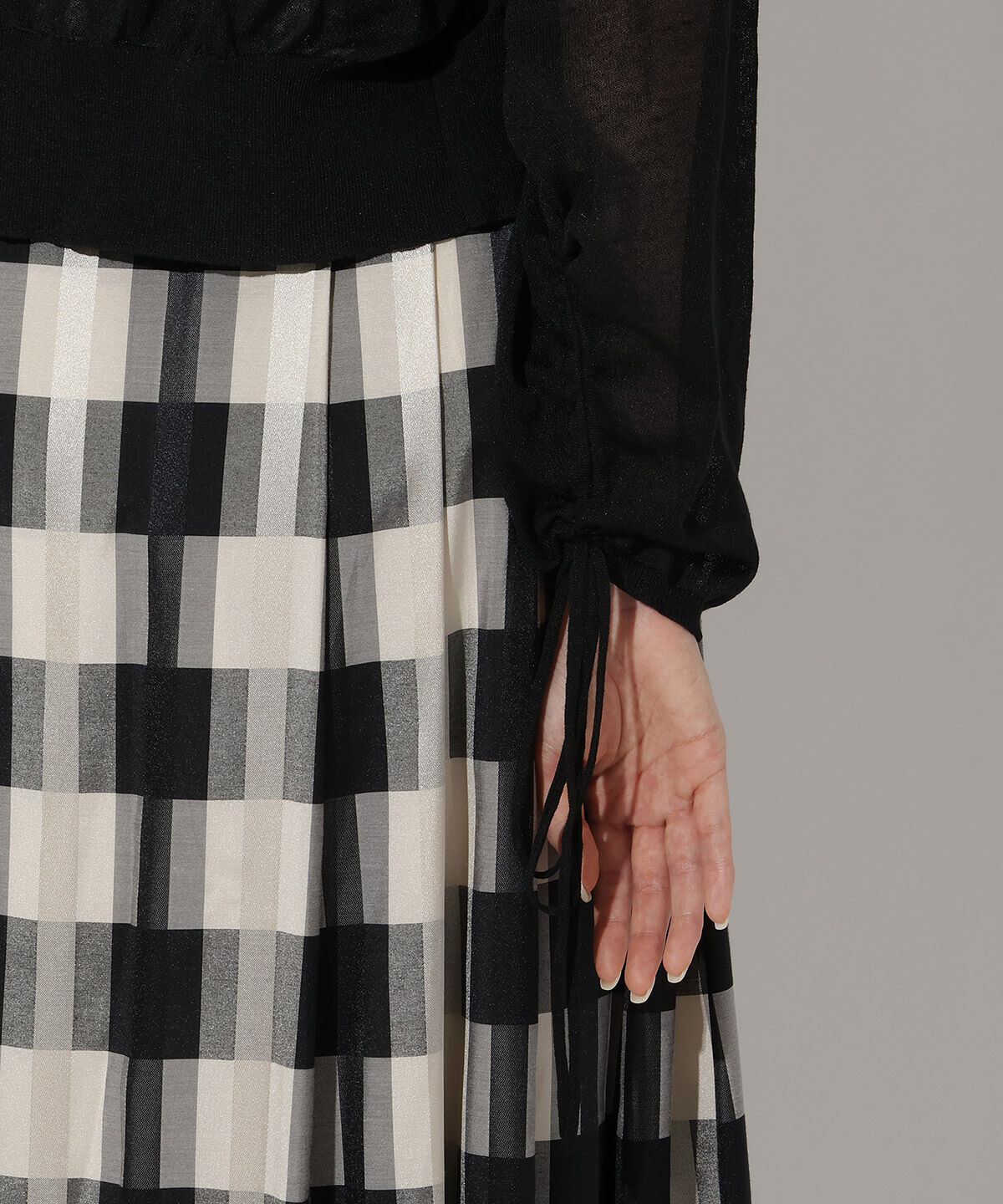 アンドクチュール「シアードルマンスリーブドロストカーデ」|カーディガン|