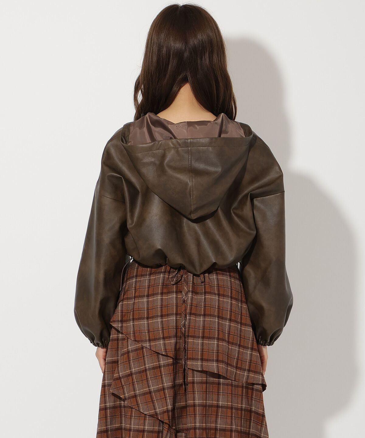 アンドクチュール「フェイクレザーブルゾン」|ブルゾン・スタジャン|