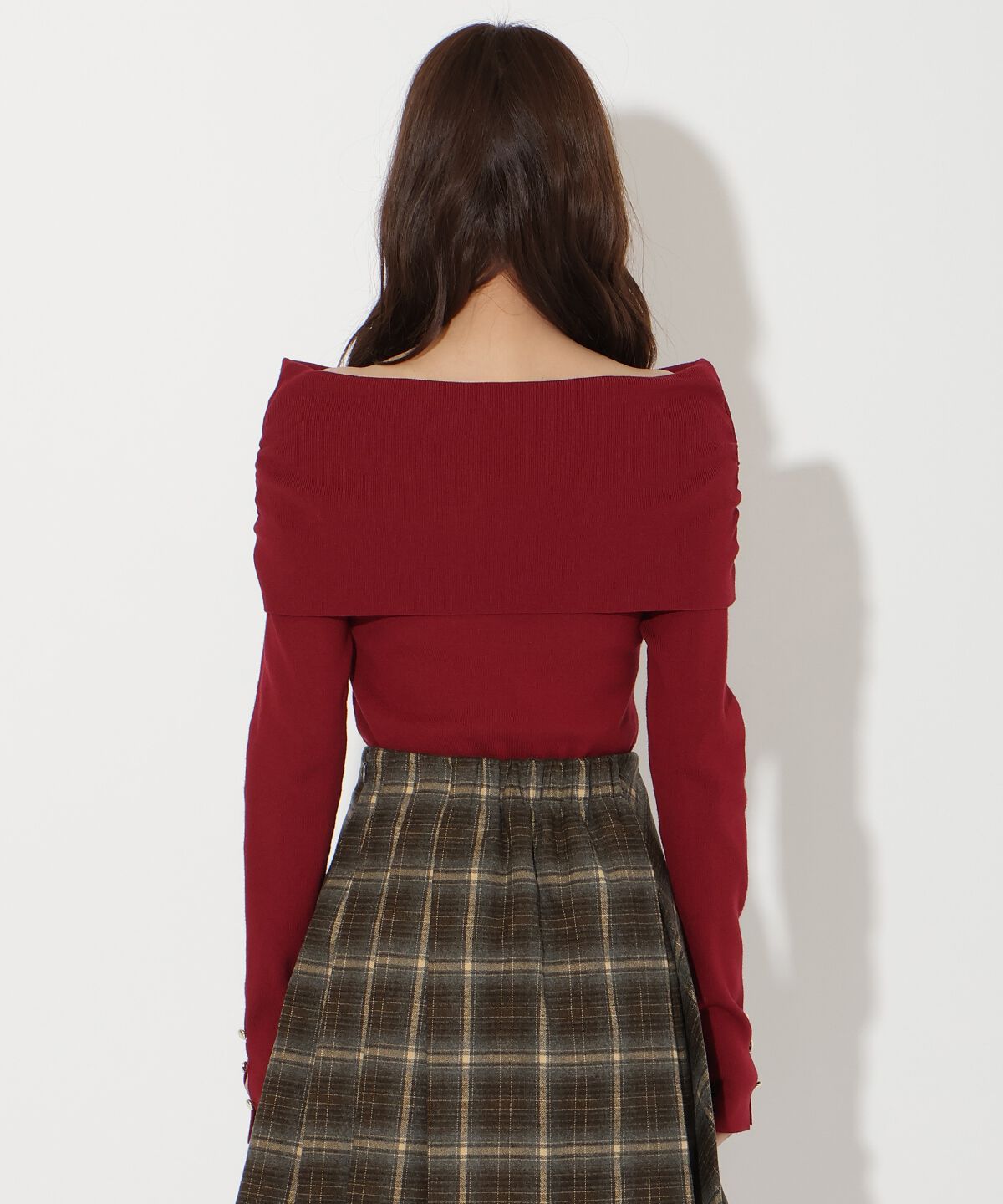 アンドクチュール「オフショルプルオーバー」|ニット・セーター|