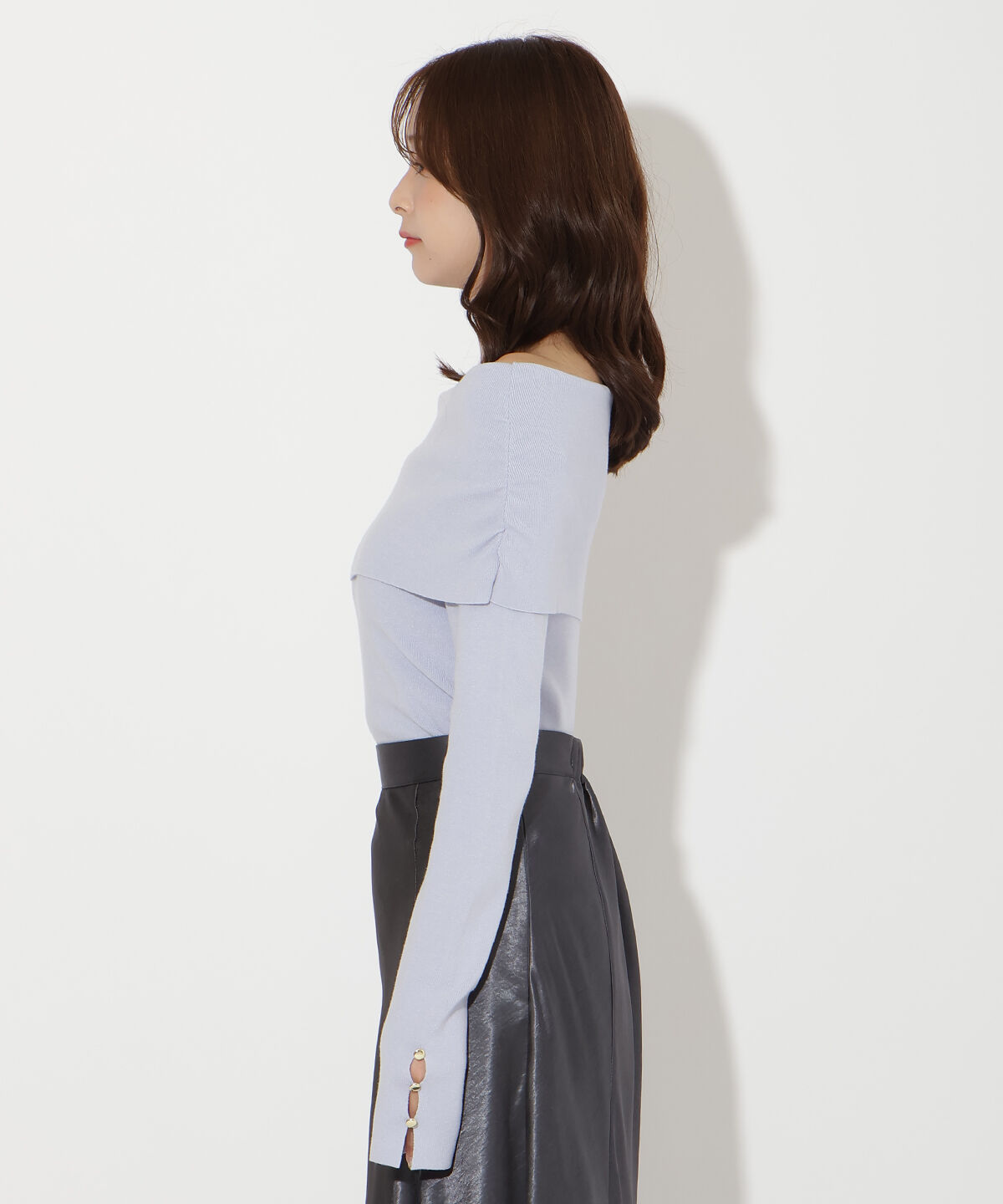 アンドクチュール「オフショルプルオーバー」|ニット・セーター|