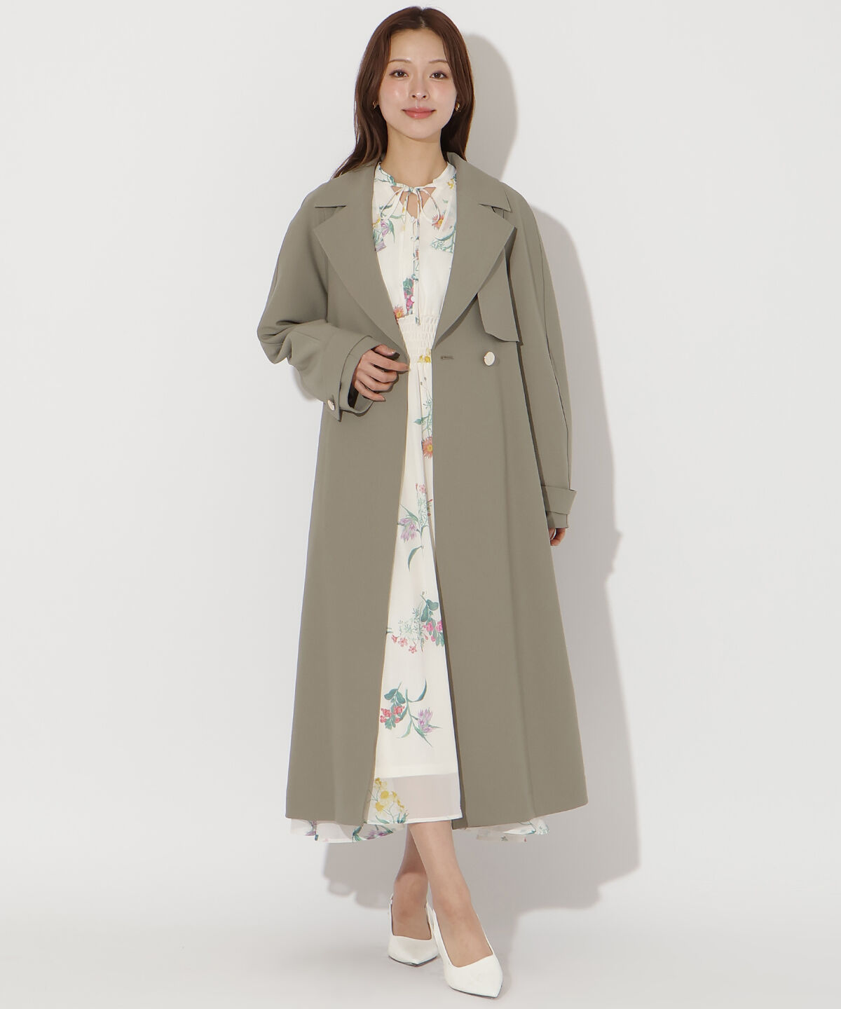 アンドクチュール「フラップ付きロングコート」|その他|