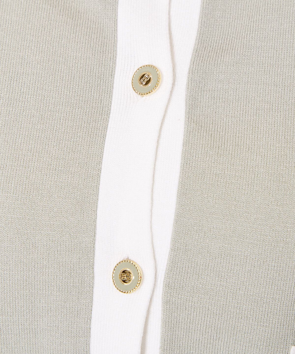 アンドクチュール「バイカラーニットアンサンブル」|カーディガン|