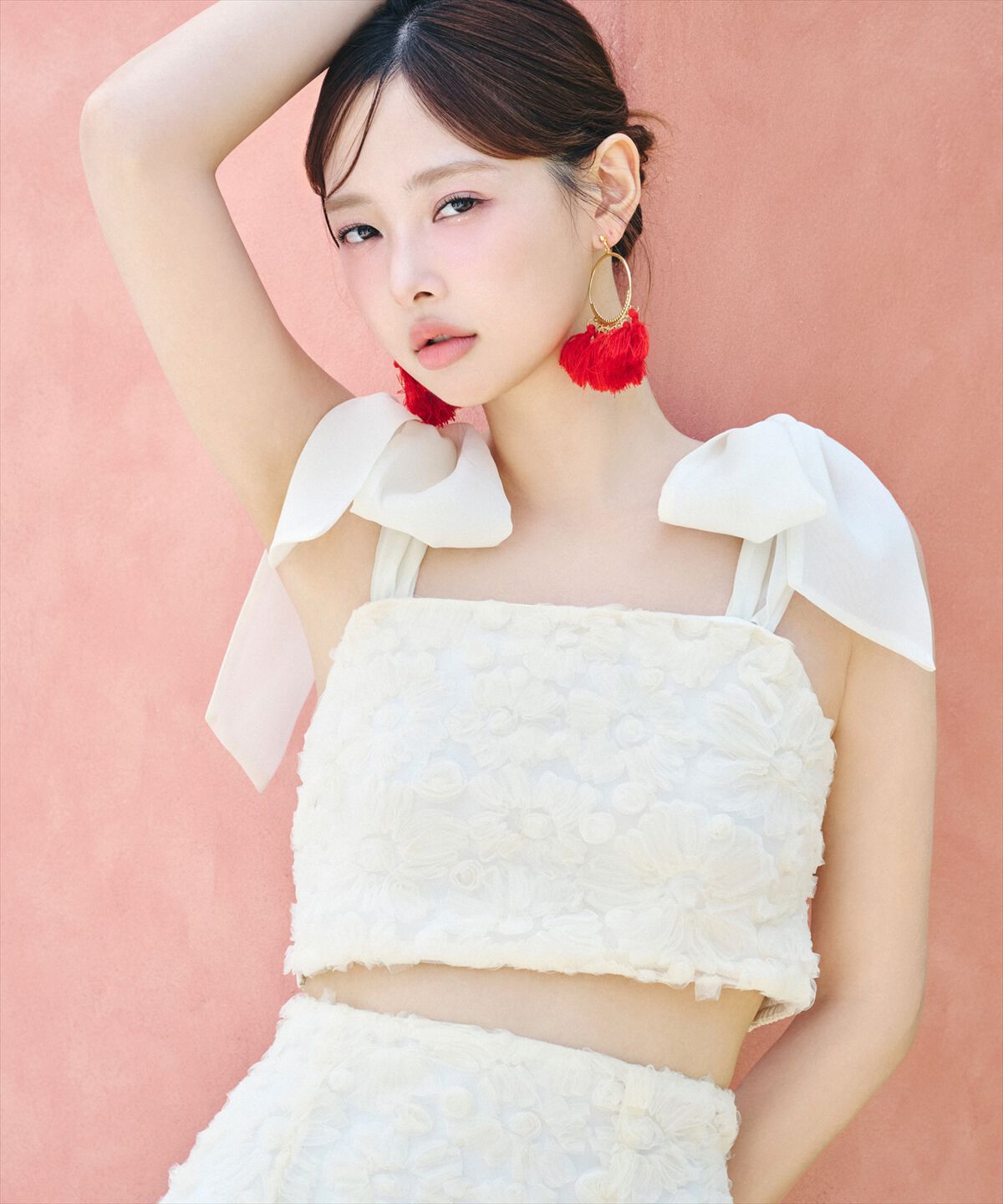 REDYAZEL「3Dフラワーレースミニスカート」|台形|