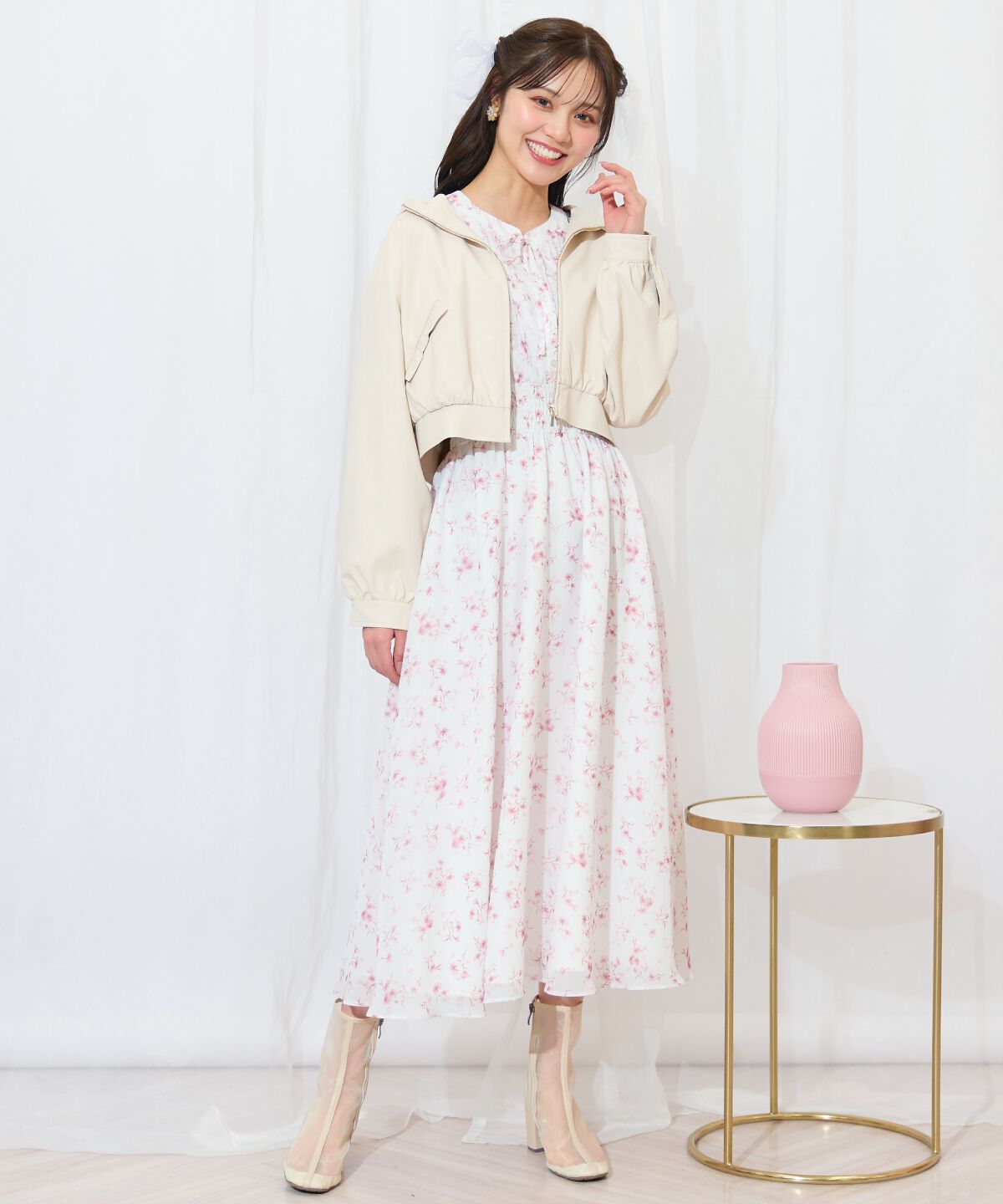 WILLSELECTION「リボンポケットブルゾン」|ブルゾン・スタジャン|