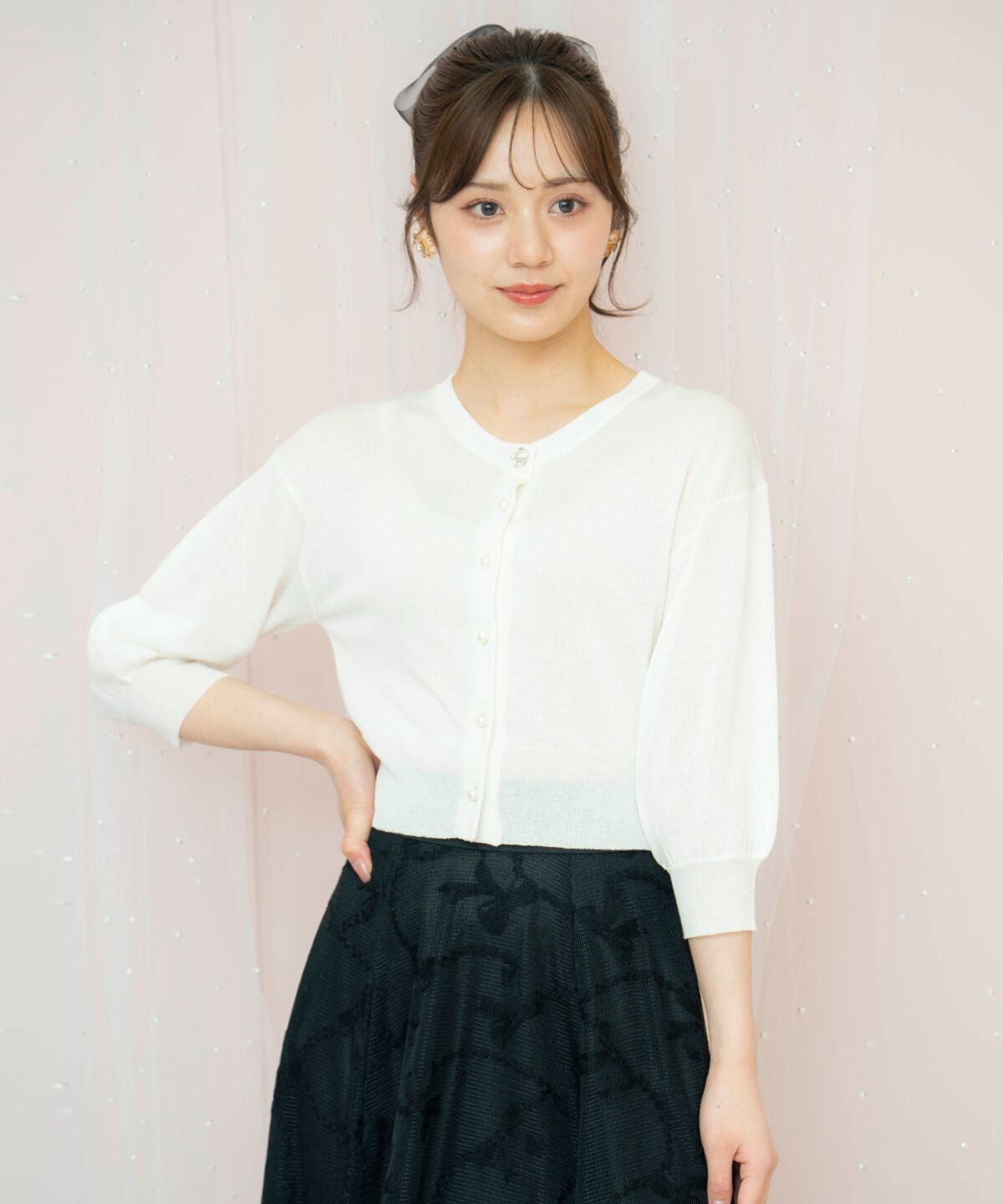 WILLSELECTION「コンパクトシアーカーディガン」|カーディガン|