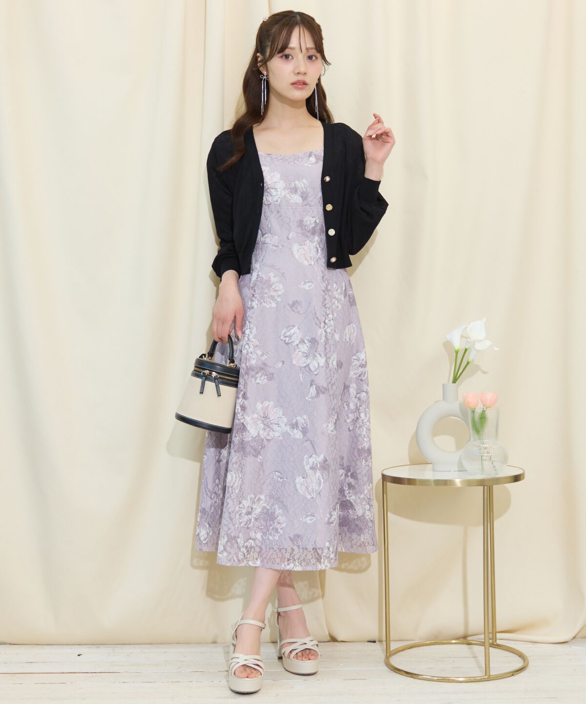 WILLSELECTION「アソートボタンシアーカーディガン」|カーディガン|