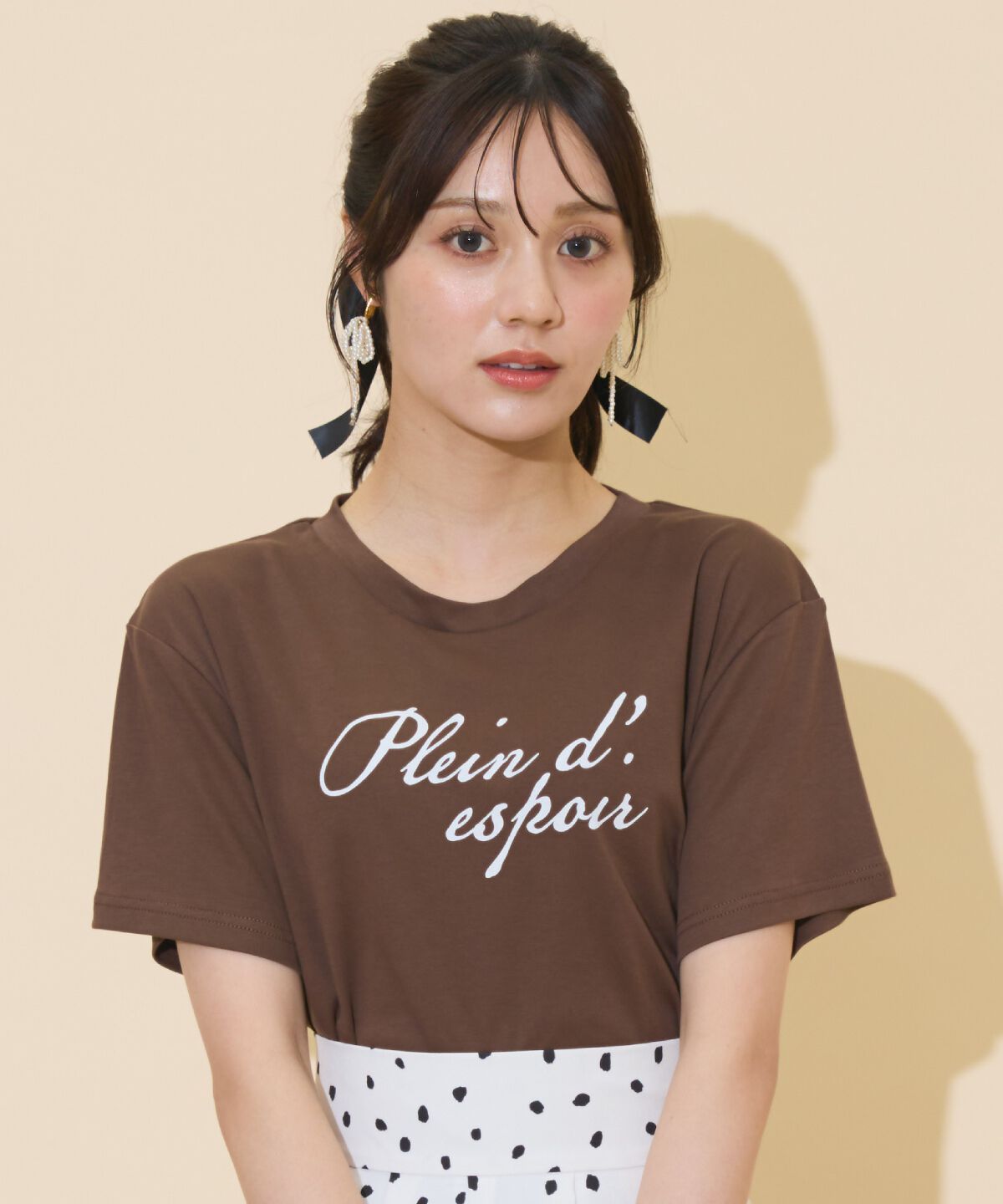 WILLSELECTION「ドロップショルダーロゴTシャツ」|Tシャツ・カットソー|