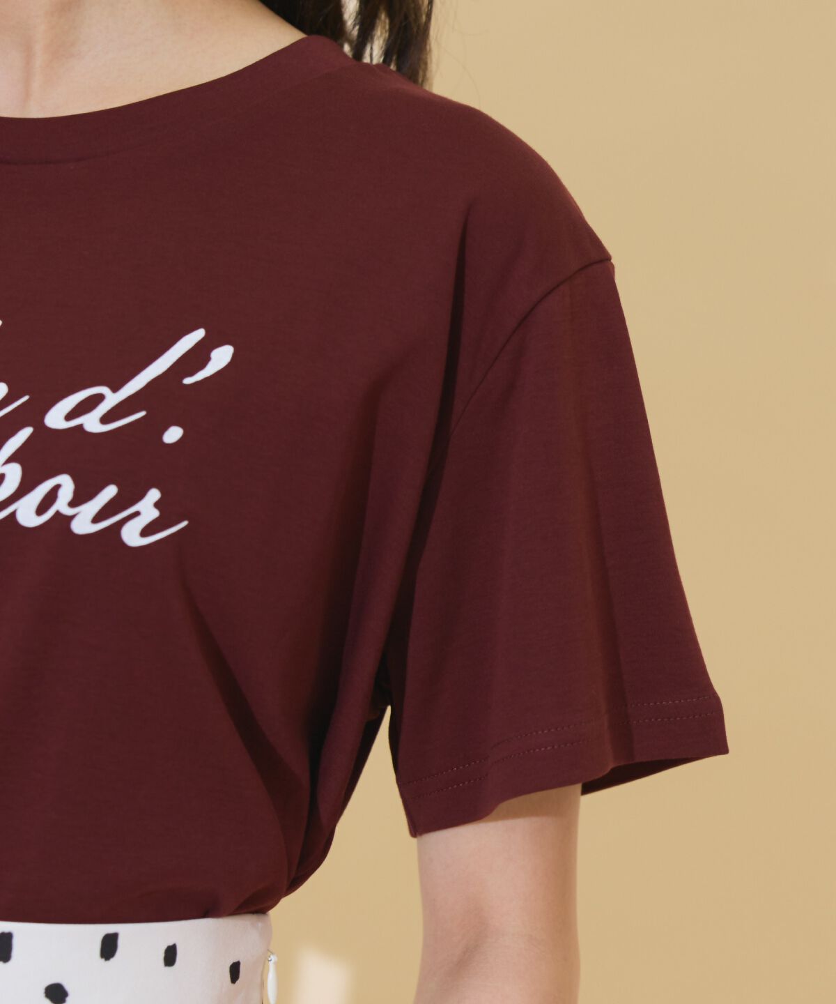 WILLSELECTION「ドロップショルダーロゴTシャツ」|Tシャツ・カットソー|