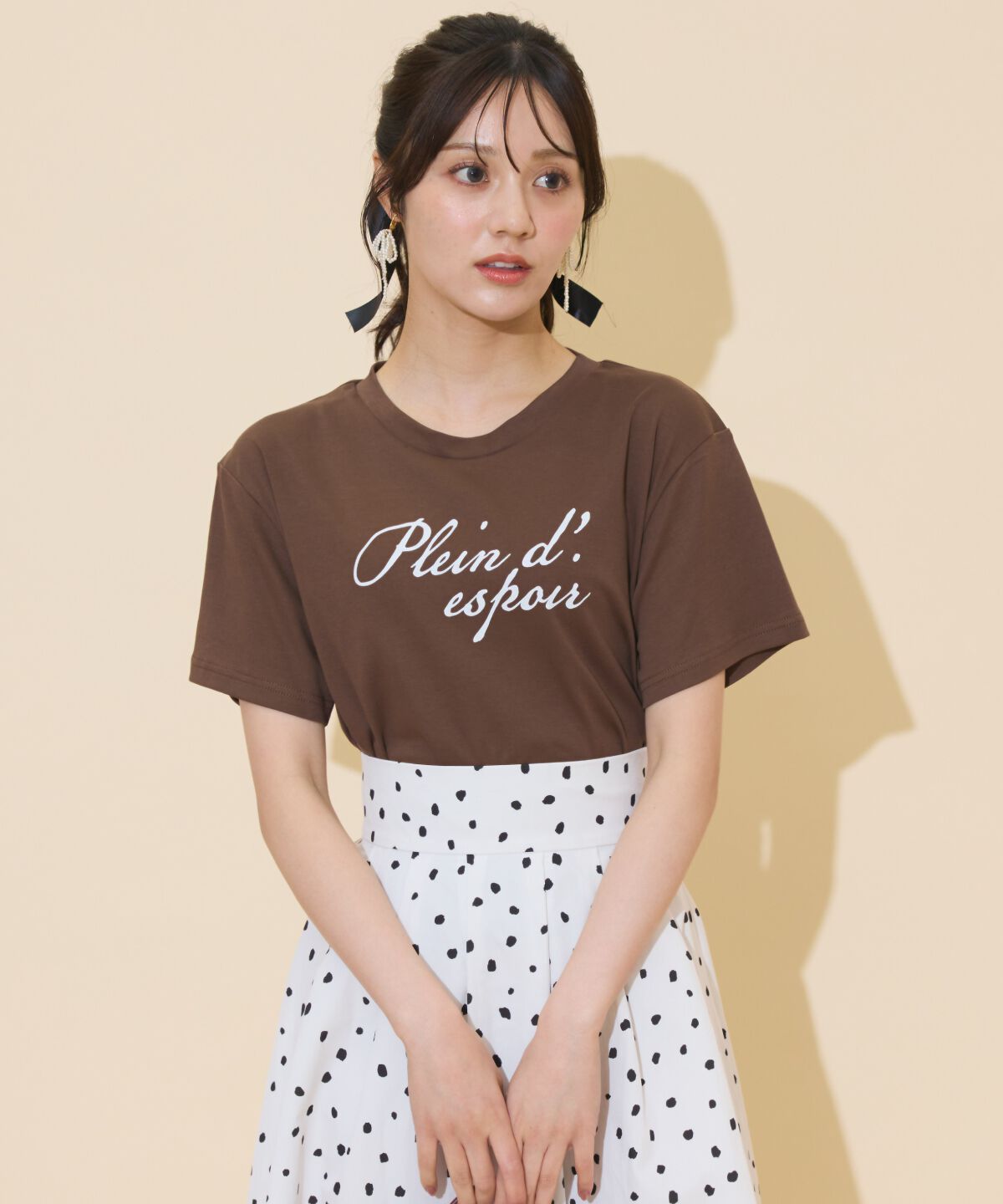 WILLSELECTION「ドロップショルダーロゴTシャツ」|Tシャツ・カットソー|