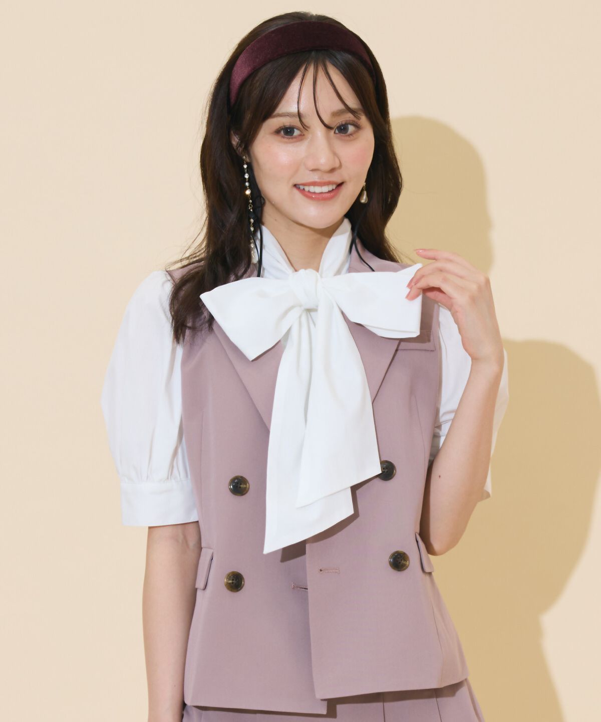 WILLSELECTION「ダブルボタンショートジレ」|その他|