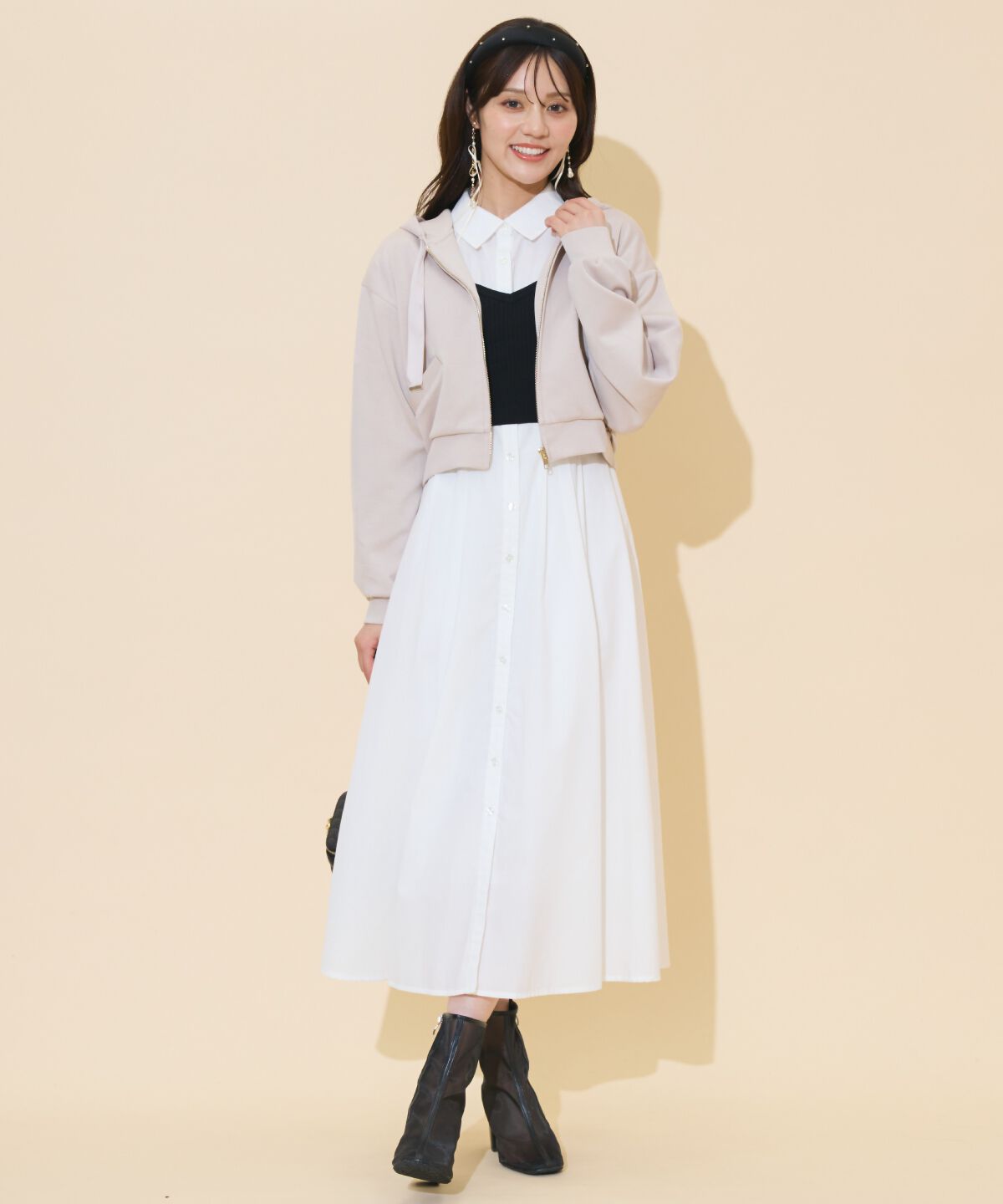 WILLSELECTION「ロゴテープパーカー」|パーカー|