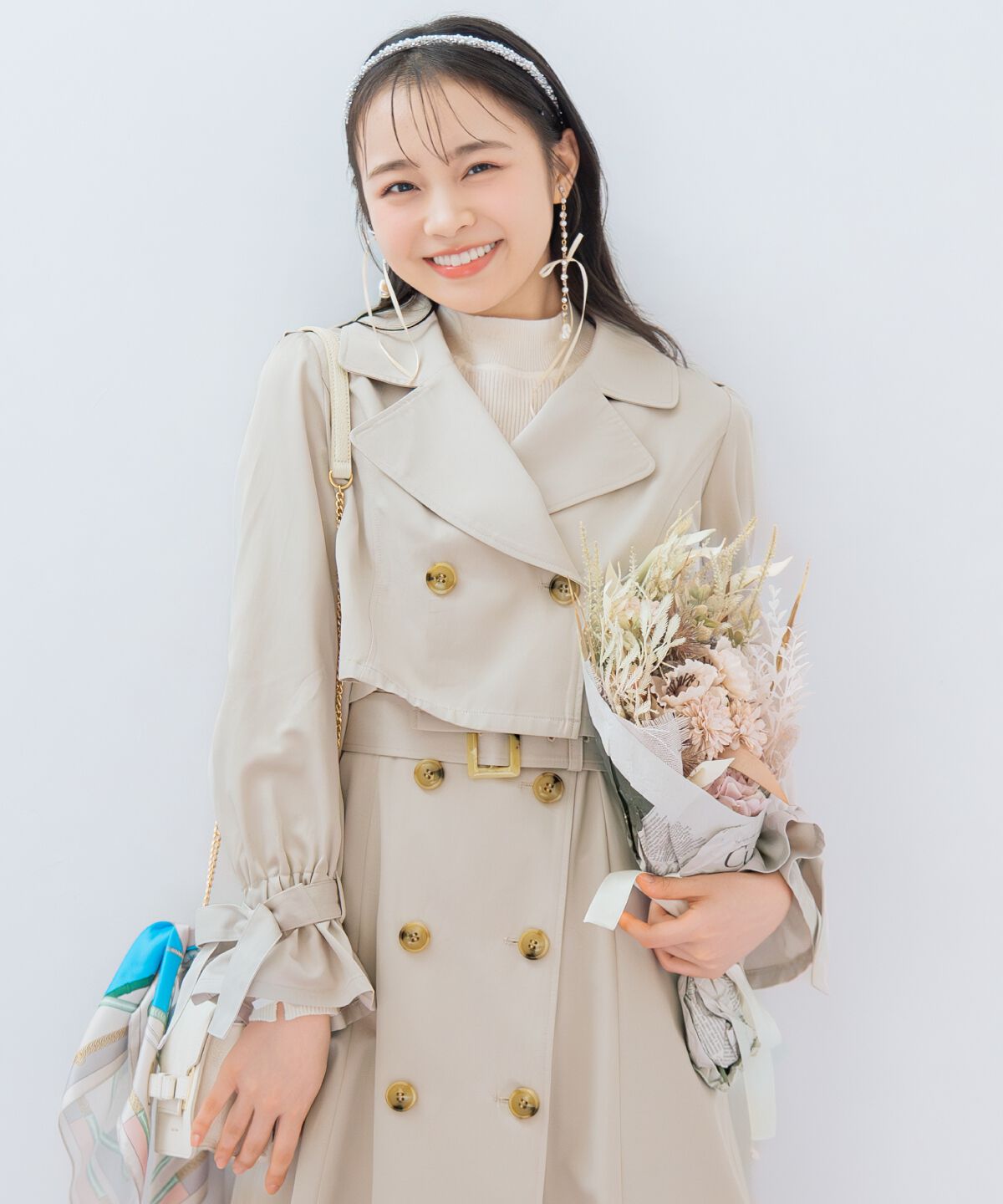 WILLSELECTION「リボンスリーブ3WAYトレンチコート」|トレンチコート|