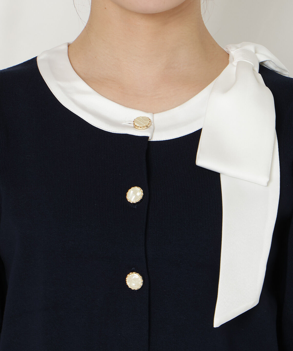 WILLSELECTION「リボンパフカーディガン」|カーディガン|