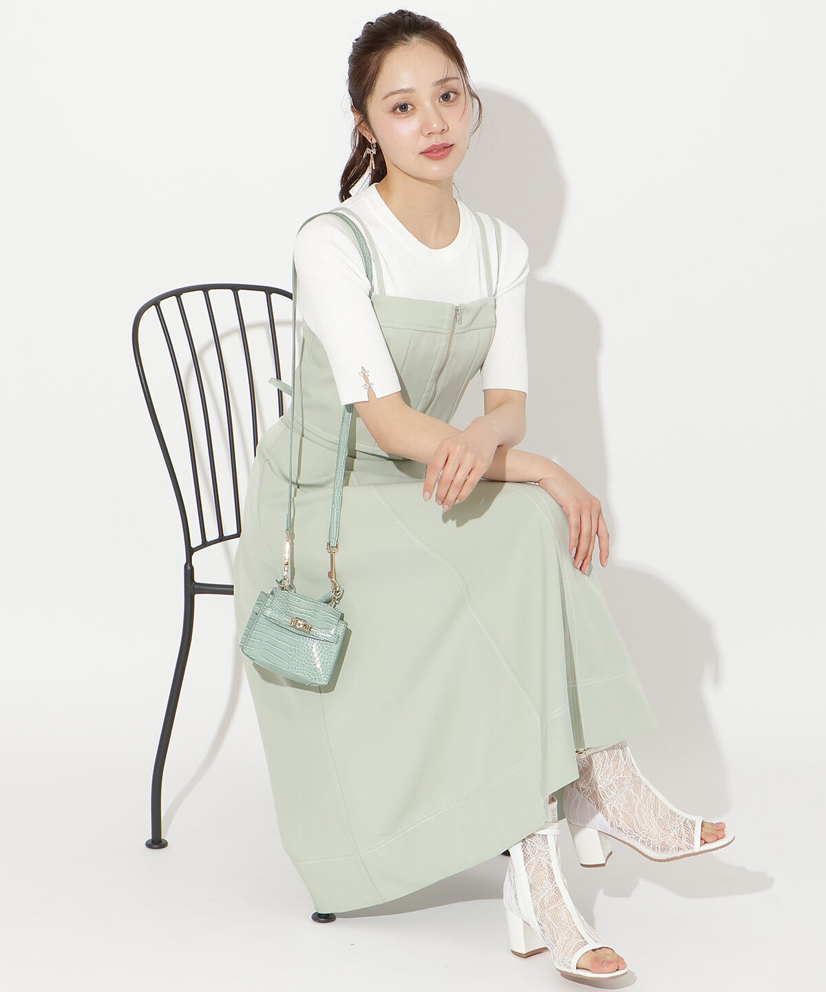 WILLSELECTION「フロントZIPデニムビスチェ」|その他|