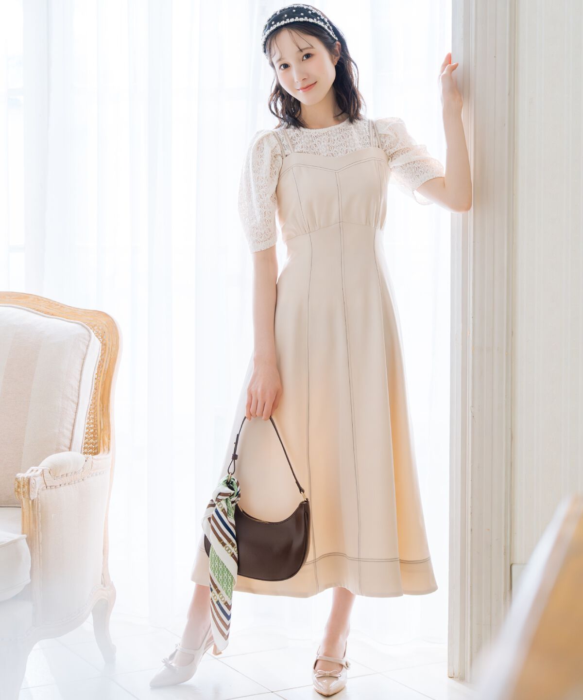 WILLSELECTION「レースクルーネックトップス」|Tシャツ・カットソー|