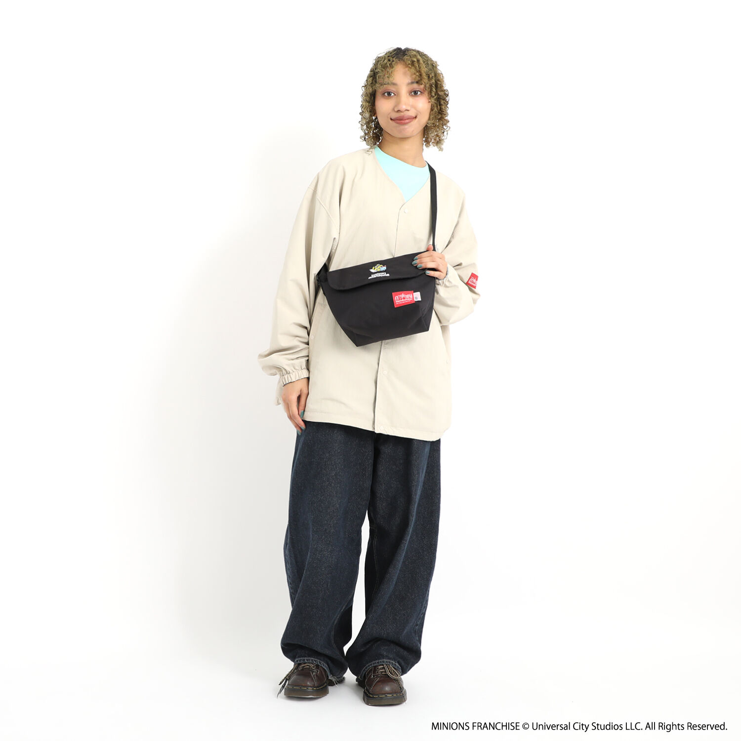Manhattan Portage「Nylon Messenger Bag (XS) BP W/DIV MGNT 500D CORDURA / MINIONS」|ショルダー・メッセンジャー|