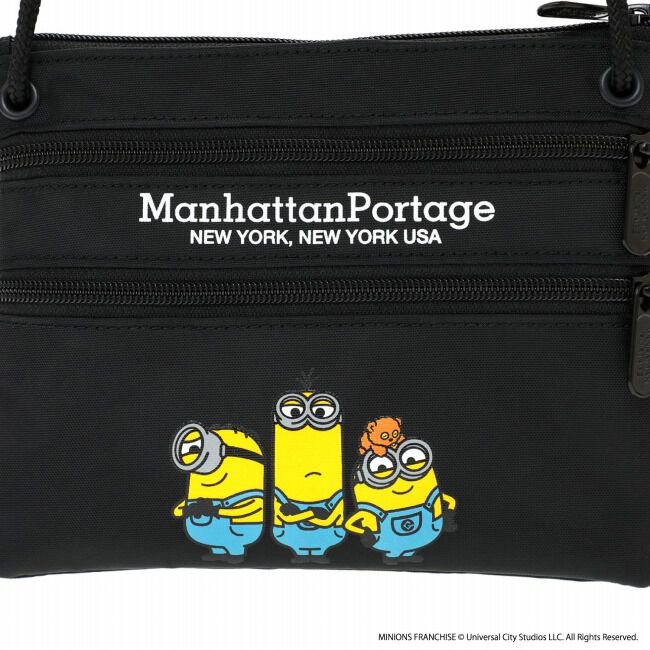 Manhattan Portage「Triple Zipper Pouch / MINIONS」|ショルダー・メッセンジャー|