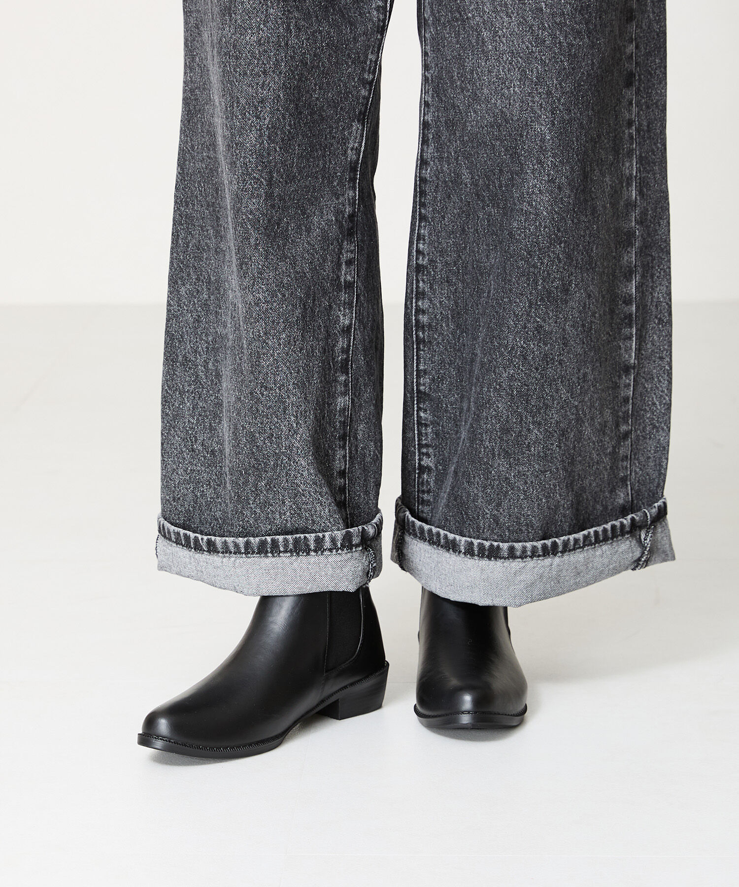 ORiental TRaffic「 ●晴雨兼用●【防水】レイン ショートブーツ /R-0009 厚手クッション入り」|ショートブーツ|